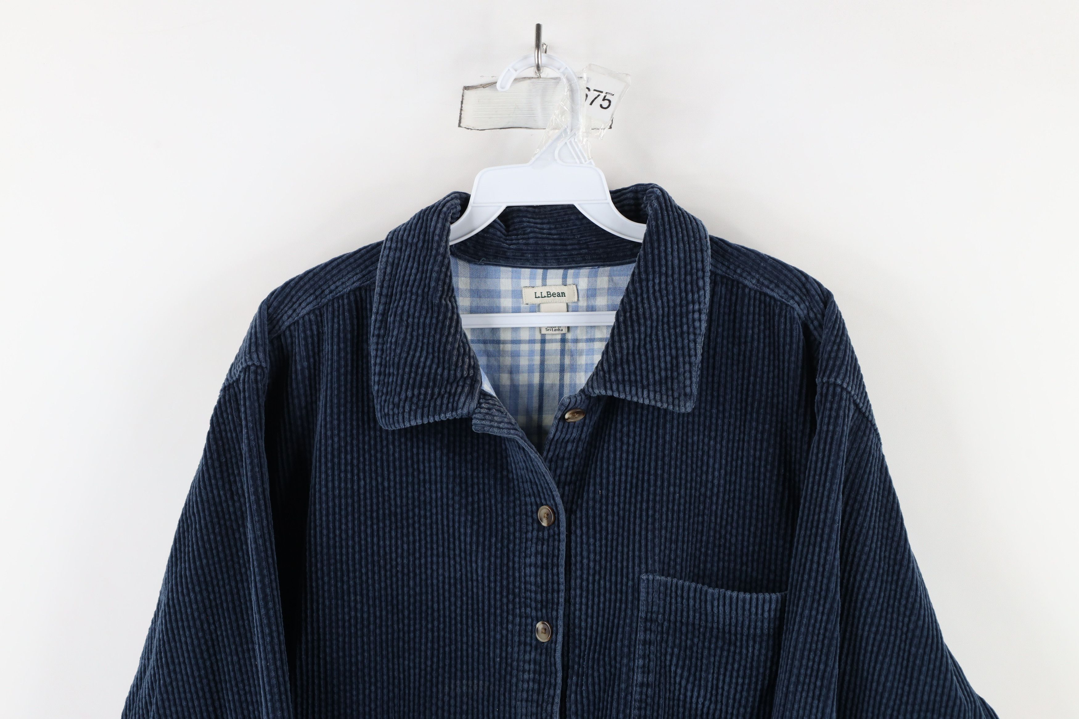 L.L. Bean × Vintage Vintage LL Bean Lined Corduroy Shirt Jacket Jac Shirt Size XL / US 12-14 / IT 48-50 - 2 Thumbnail