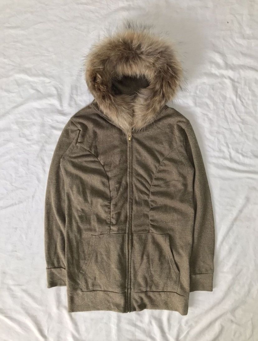 Japanese Brand Glitter LGB If Six Was Nine Style Fur Hoodie Jacket Size M / US 6-8 / IT 42-44 - 2 Thumbnail