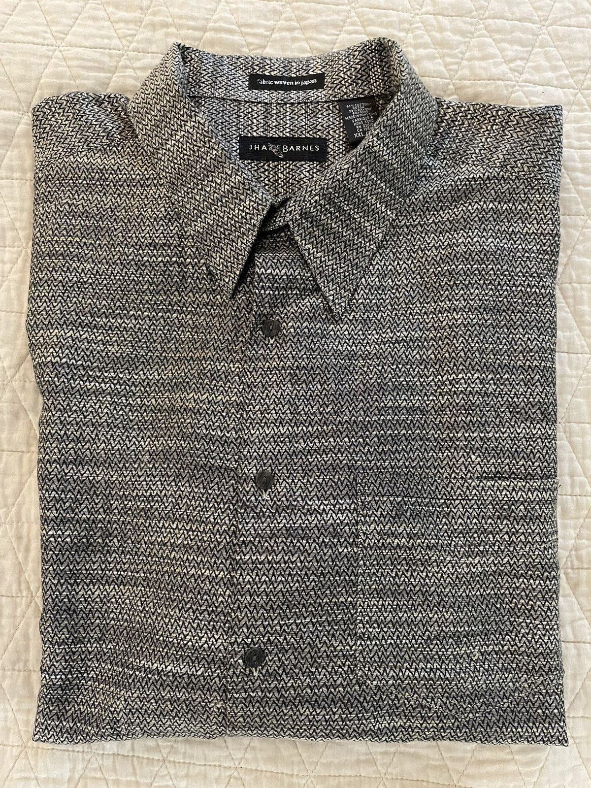 Japan Woven Chevron Stripe Shirt