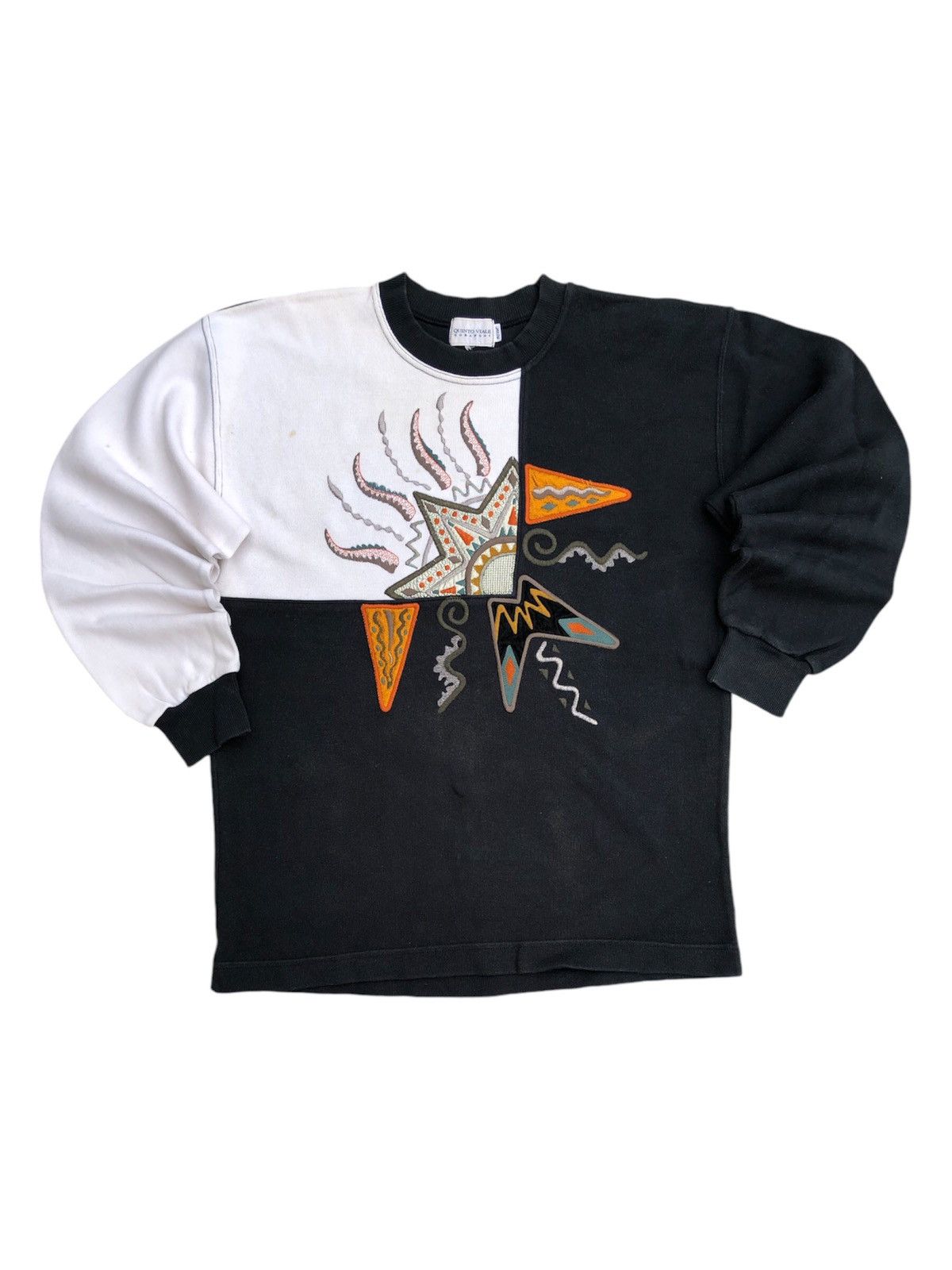 Designer × Japanese Brand × Vintage Vintage Quinto Viale Gobangai Embriodery Design Size US L / EU 52-54 / 3 - 1 Thumbnail