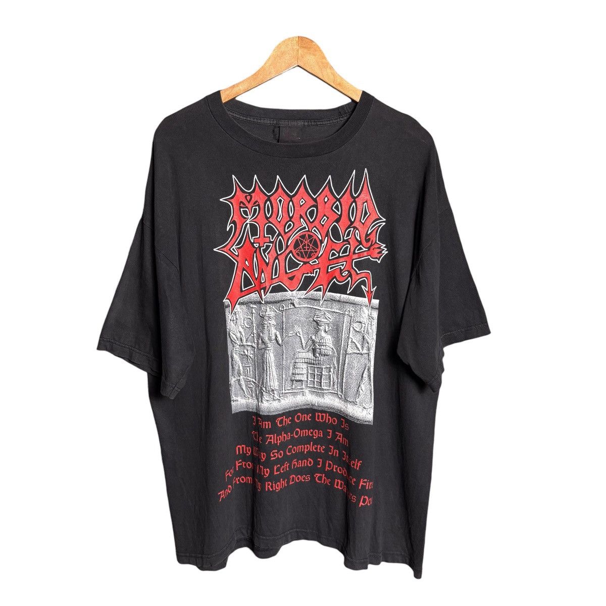 Band Tees Rare Vintage 90s Morbid Angel The Continuum Death Metal Tee Size US XL / EU 56 / 4 - 1 Thumbnail
