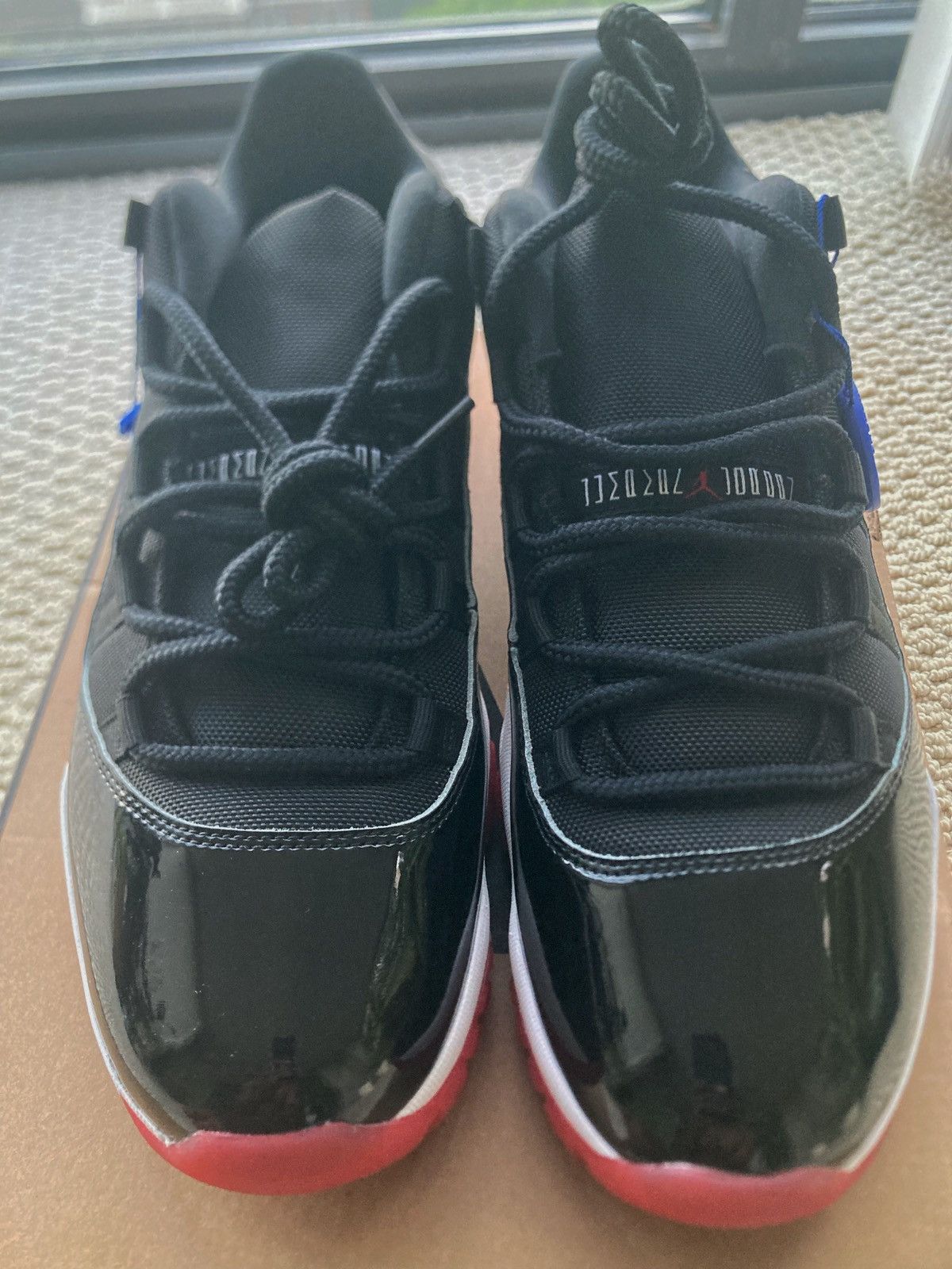 Nike Nike Air Jordan Retro 11 Low BLK/RED 2025-DEADSTOCK Size US 13 / EU 46 - 18 Thumbnail