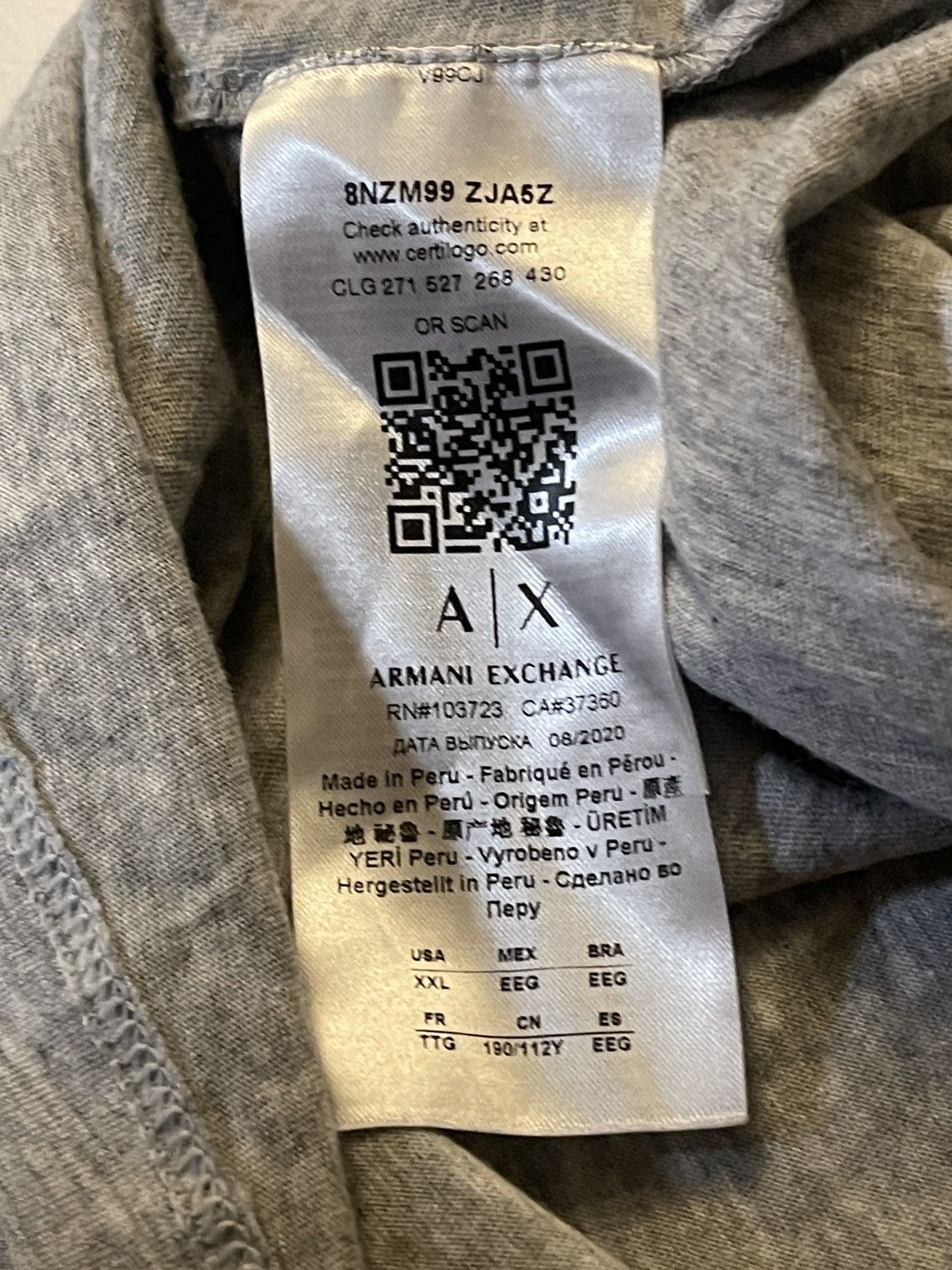 Armani Exchange New Armani Exchange Men's Slim Fit Shirt Size XXL No Tags Size US XXL / EU 58 / 5 - 7 Thumbnail
