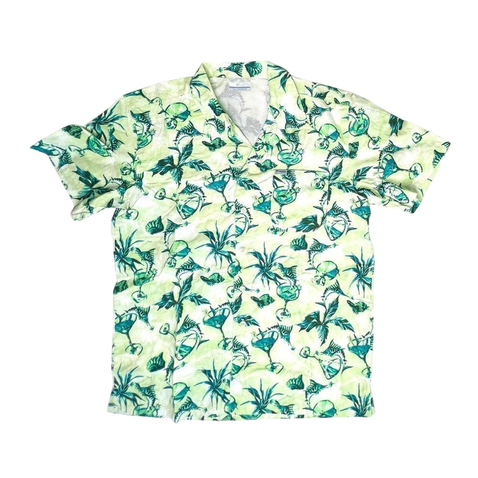 Columbia Columbia Trollers Best Martini Green Fishing Shirt MEDIUM Size US M / EU 48-50 / 2 - 1 Thumbnail