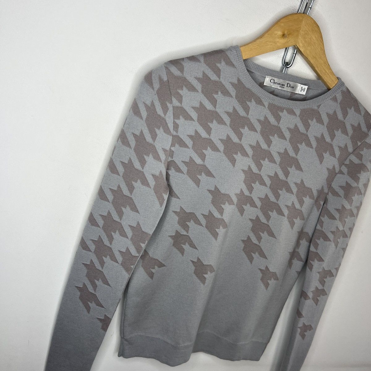Dior Christian Dior Paris Jumper Sweater Knit Wool Gray Size S / US 4 / IT 40 - 3 Thumbnail