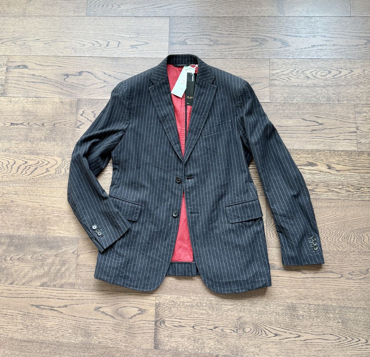 Other hLAM Milano Japanese Edition Mens Stripe Blazer Jacket S Size US S / EU 44-46 / 1 - 1 Thumbnail