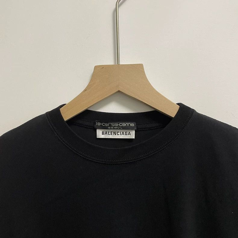 Balenciaga Balenciaga Black Coke Wave Short Sleeve Size US S / EU 44-46 / 1 - 3 Thumbnail
