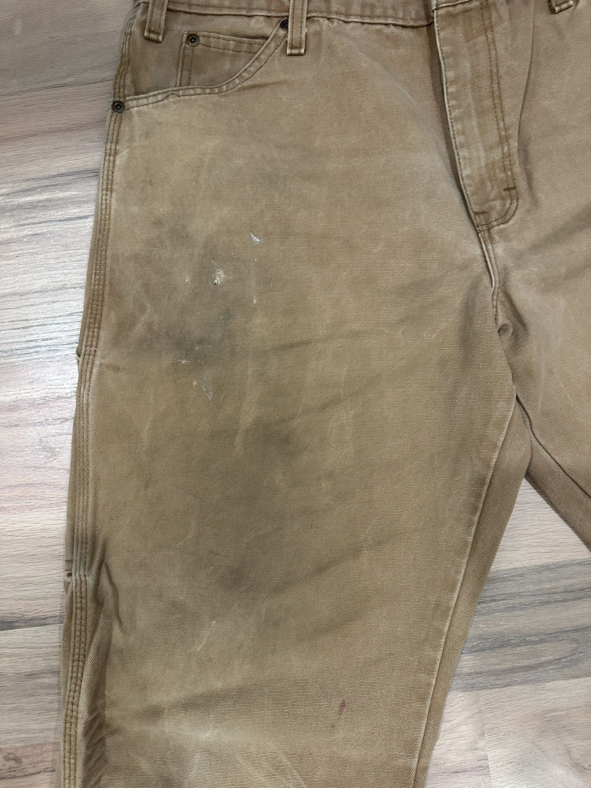 Dickies Vintage Dickies Tan Carpenter Construction Pants 34x30 Size US 34 / EU 50 - 5 Thumbnail