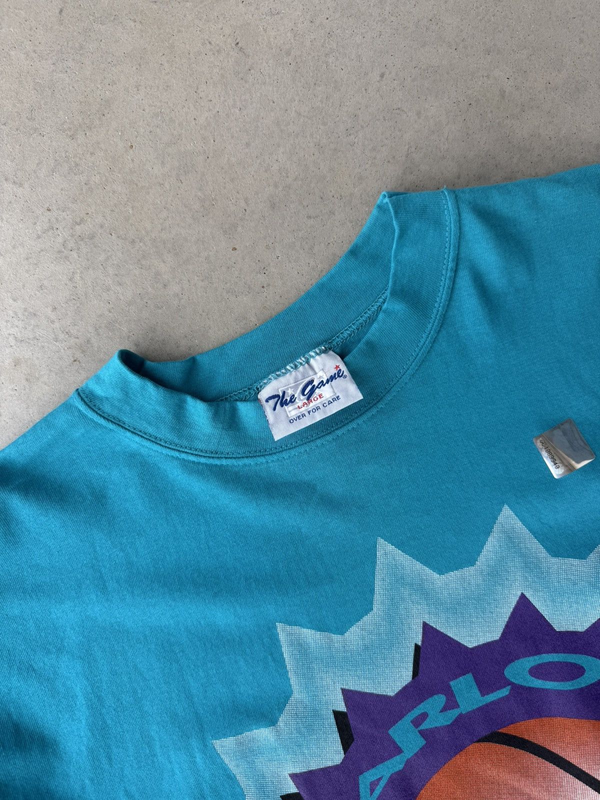 Vintage Vintage 90s Charlotte Hornets The Game Long Sleeve T-Shirt Size US L / EU 52-54 / 3 - 4 Thumbnail