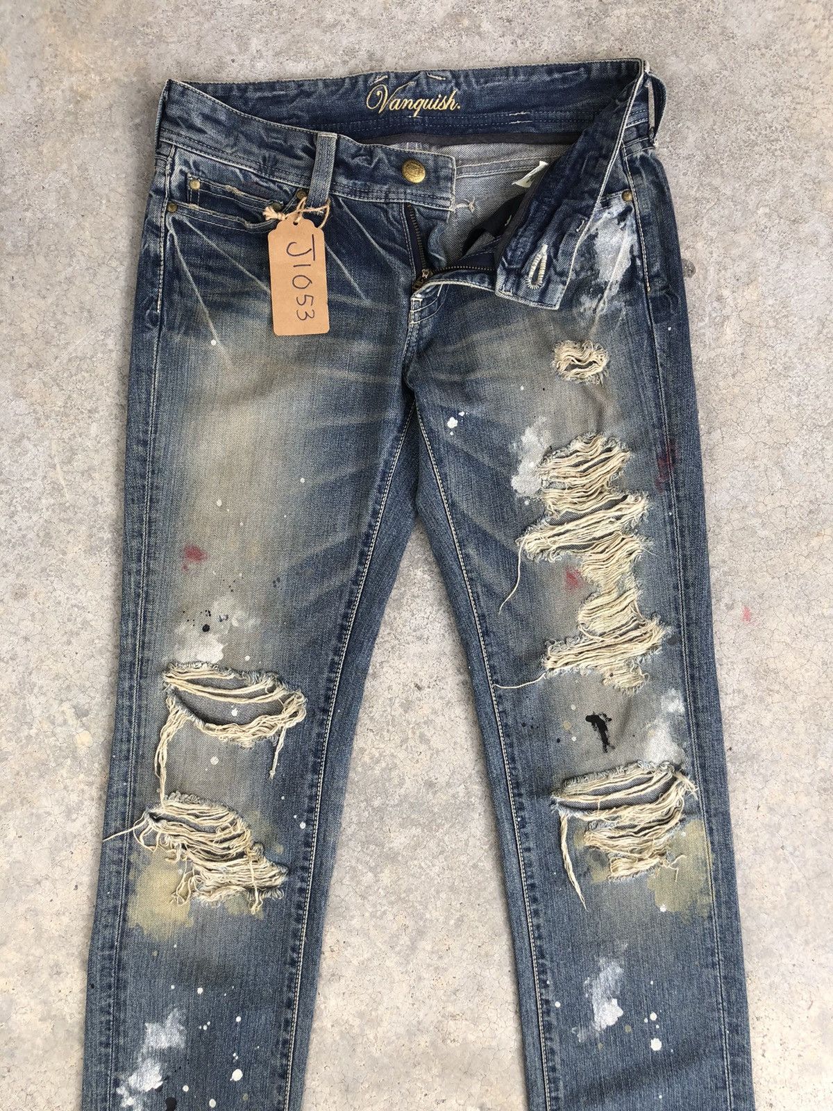 Vanquish Japanese Vanquish Distressed Jeans Slim Fit Size US 30 / EU 46 - 3 Thumbnail