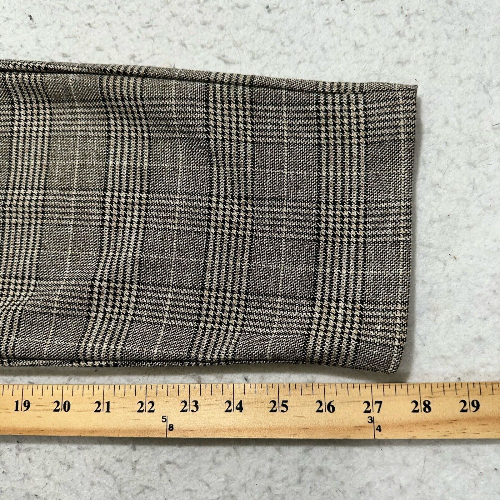 H&M H&M 14 Stovepipe Pants Plaid Striped Trousers Gray Slacks Size 36" / US 14 / IT 50 - 12 Thumbnail