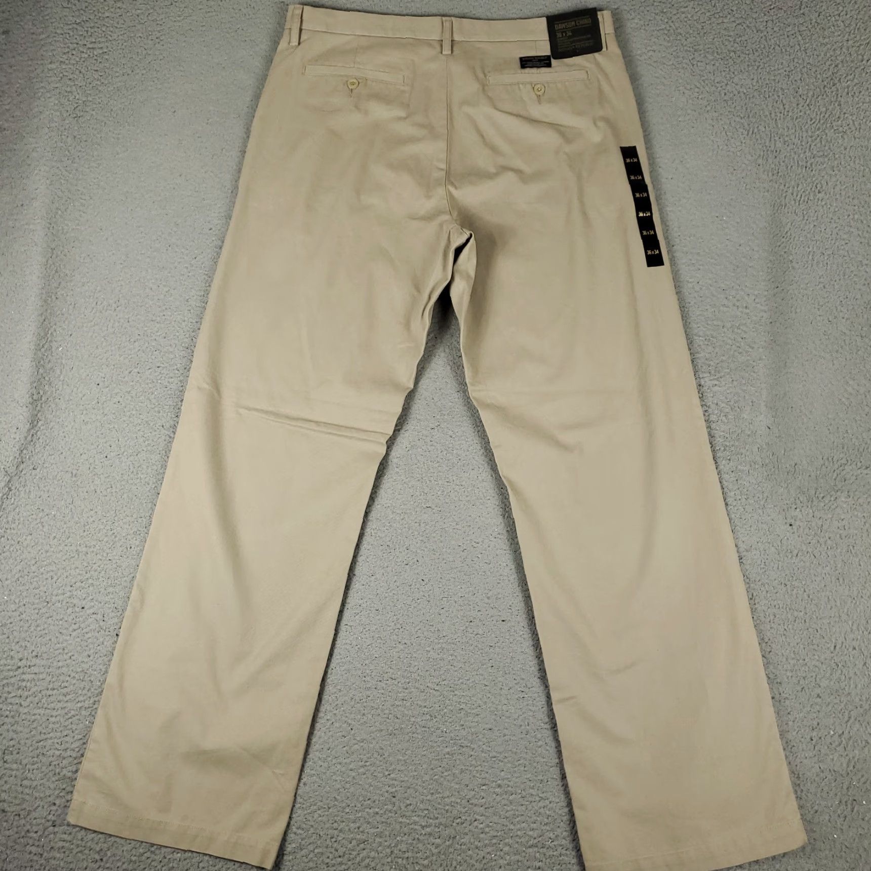 Banana Republic Banana Republic Chino Pants Mens 36x34 Beige Relaxed Flat Front Casual Size US 36 / EU 52 - 7 Thumbnail