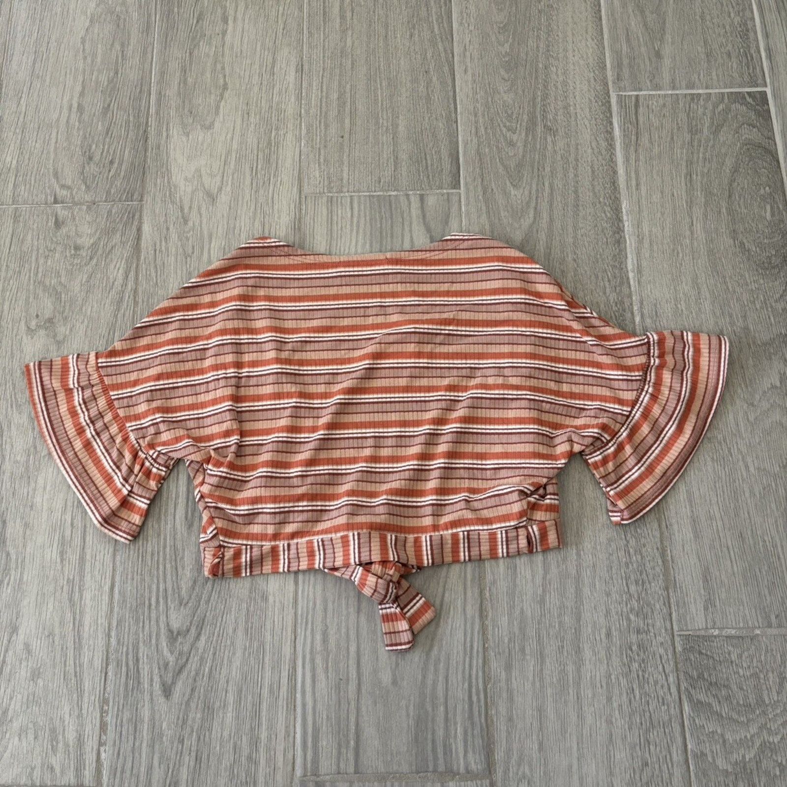Other NWT Wild Honey Short Sleeve Crop Top Women’s Small Orange Size S / US 4 / IT 40 - 2 Thumbnail