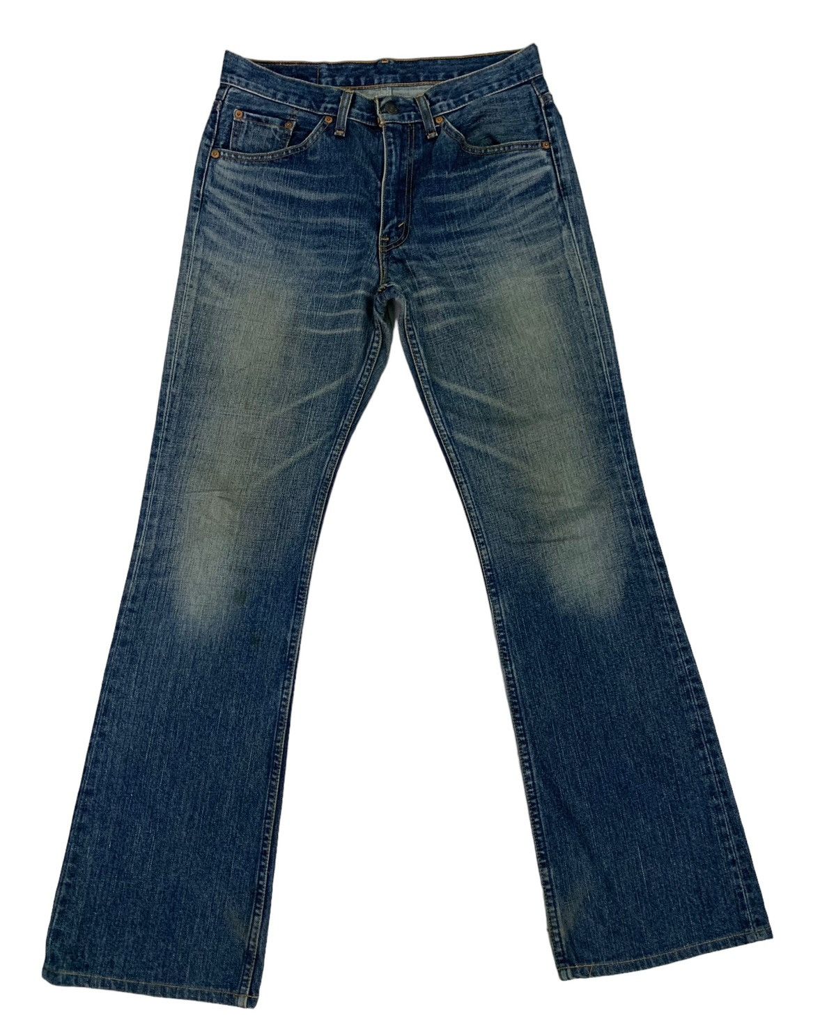 Levi's 🔥Vintage Levis 517 Distressed Flare Jeans Size US 30 / EU 46 - 2 Thumbnail
