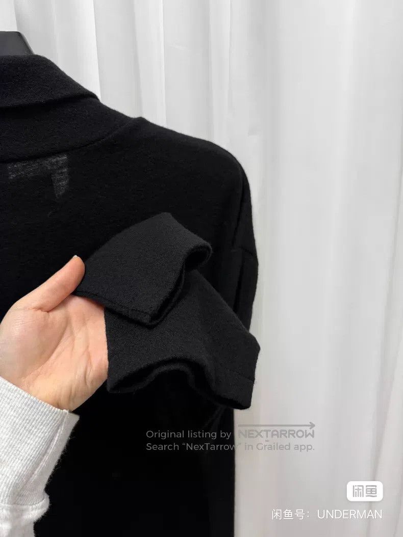 Yohji Yamamoto Yohji Yamamoto High-neck wool knit sweater| Size US L / EU 52-54 / 3 - 8 Thumbnail