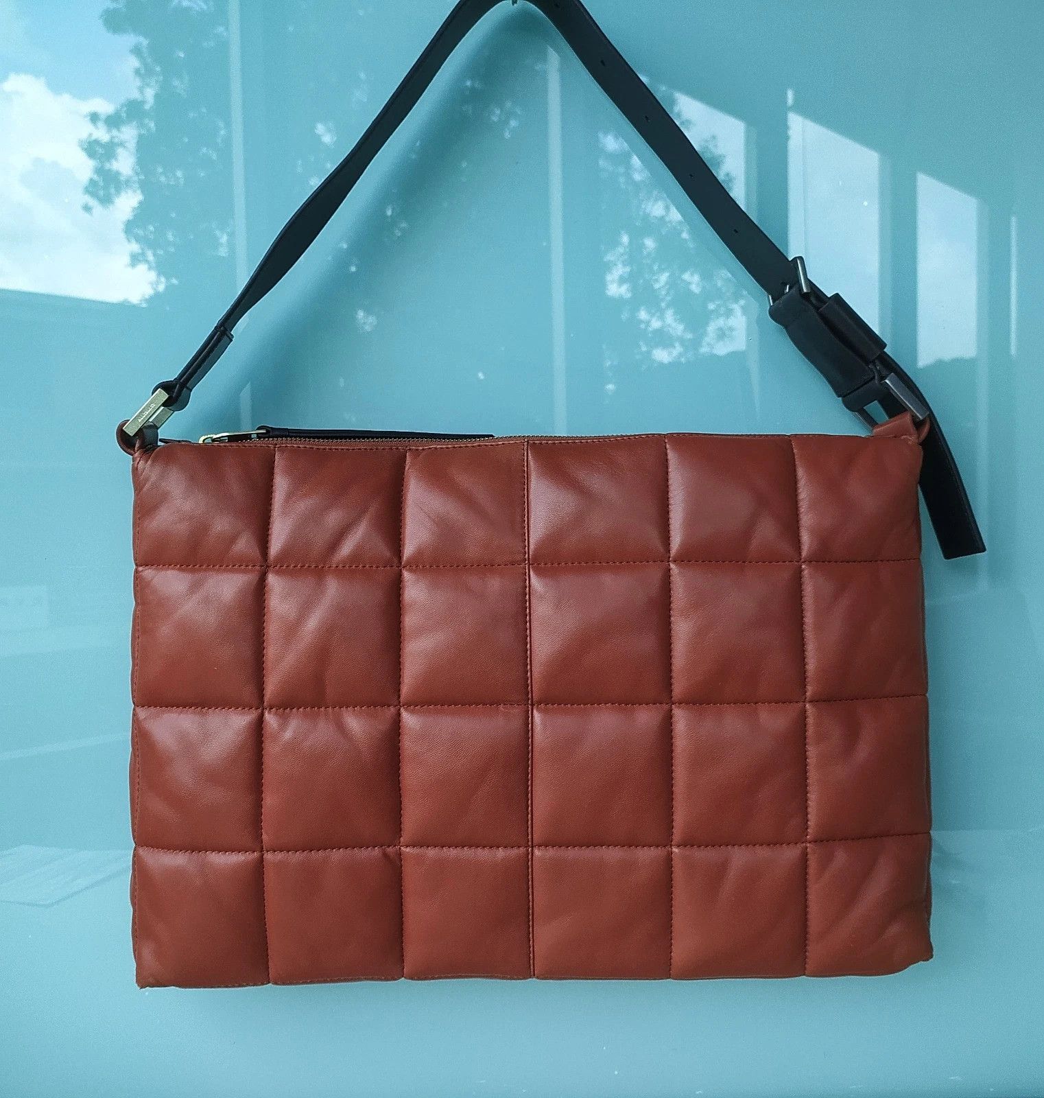 Allsaints AllSaints Edbury quilted leather shoulder bag FTP - 8048 Size ONE SIZE - 4 Thumbnail
