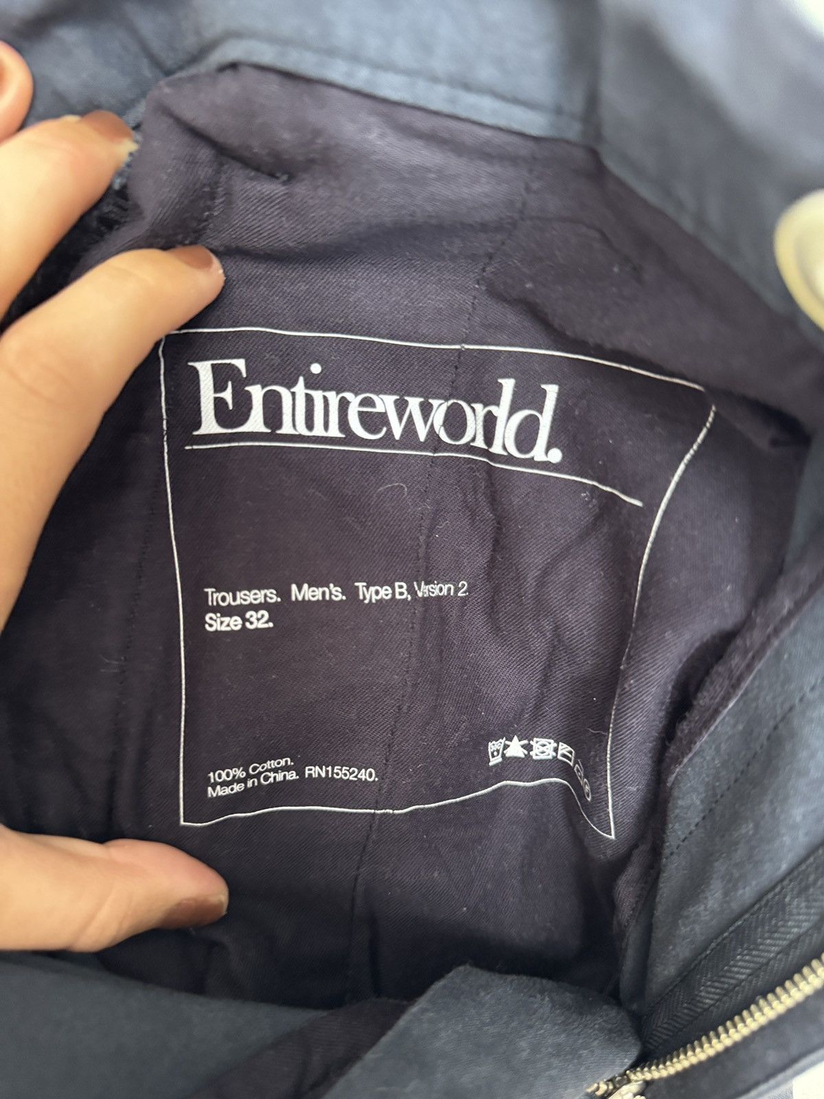 Entireworld Entireworld Navy Pants Size US 32 / EU 48 - 5 Thumbnail