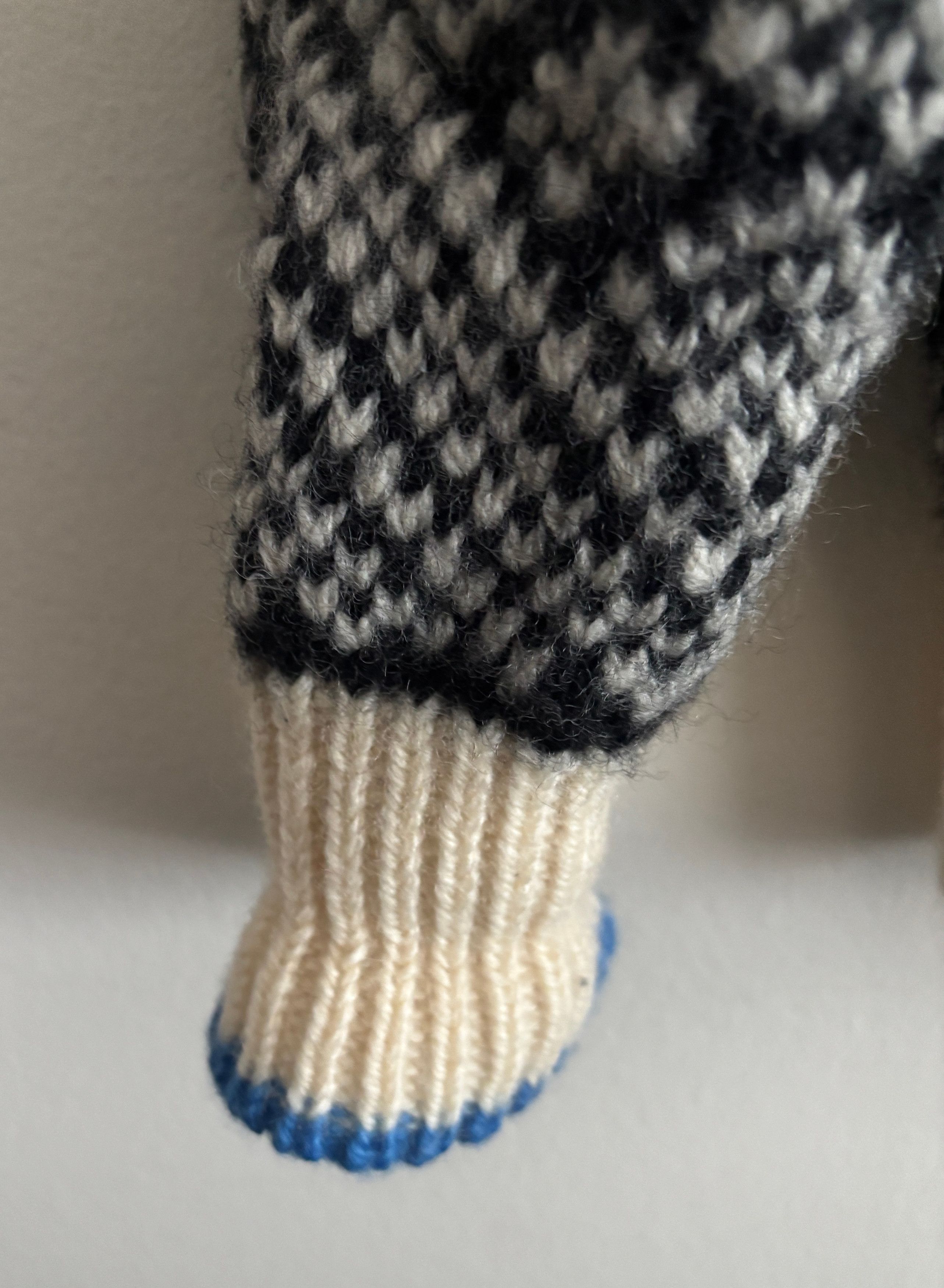 NN07 $265 Nordic Wool Fairisle Ecru Turtleneck Sweater- S/M Size US S / EU 44-46 / 1 - 7 Thumbnail