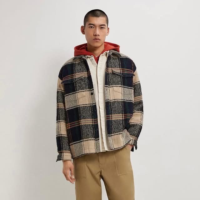 Zara Zara Men's Wool-blend Plaid Shirt/Jacket Size US M / EU 48-50 / 2 - 1 Thumbnail