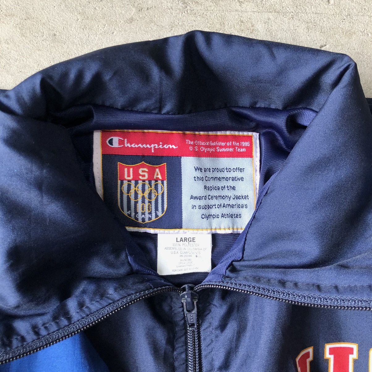 Vintage 90's USA on sale Olympics training Center jacket