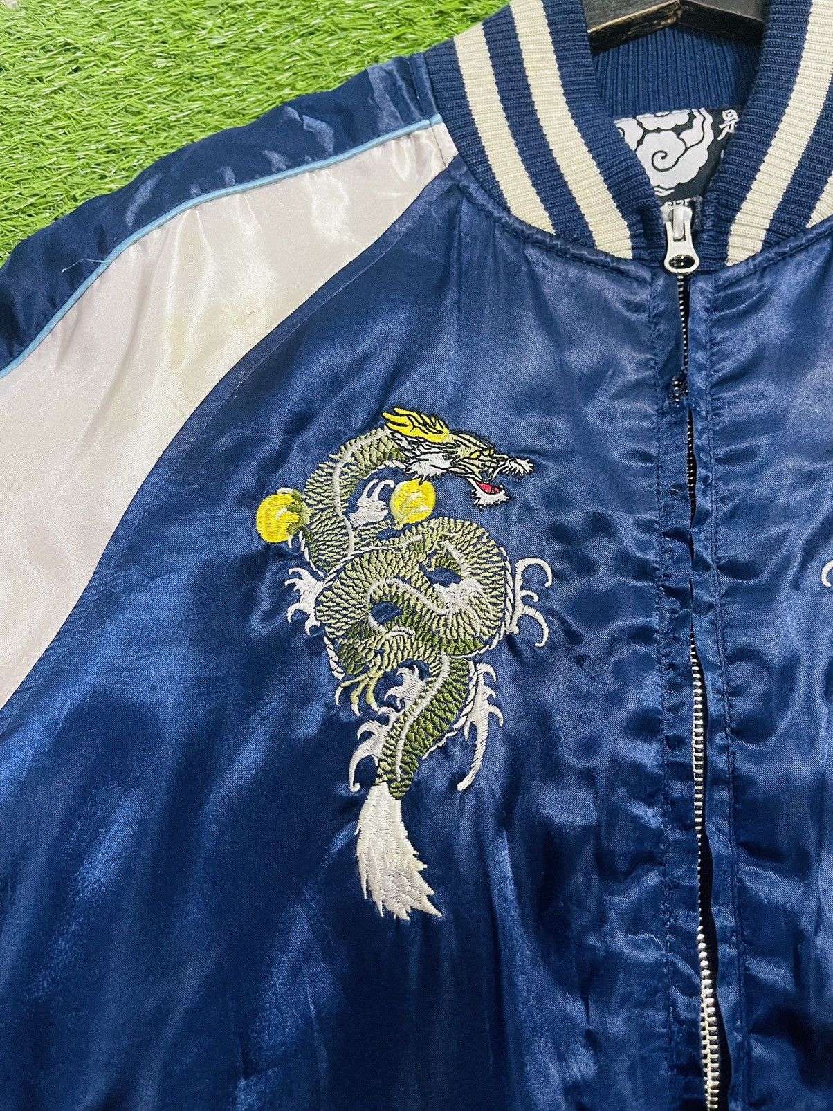 Japanese Brand Sukajan Dragon Zipper Jacket (20) Size US L / EU 52-54 / 3 - 12 Thumbnail