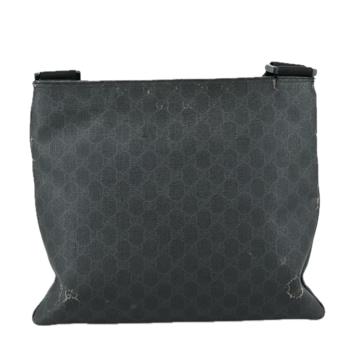 Gucci GUCCI GG Supreme Shoulder Bag Pvc Leather Black Size ONE SIZE - 2 Thumbnail
