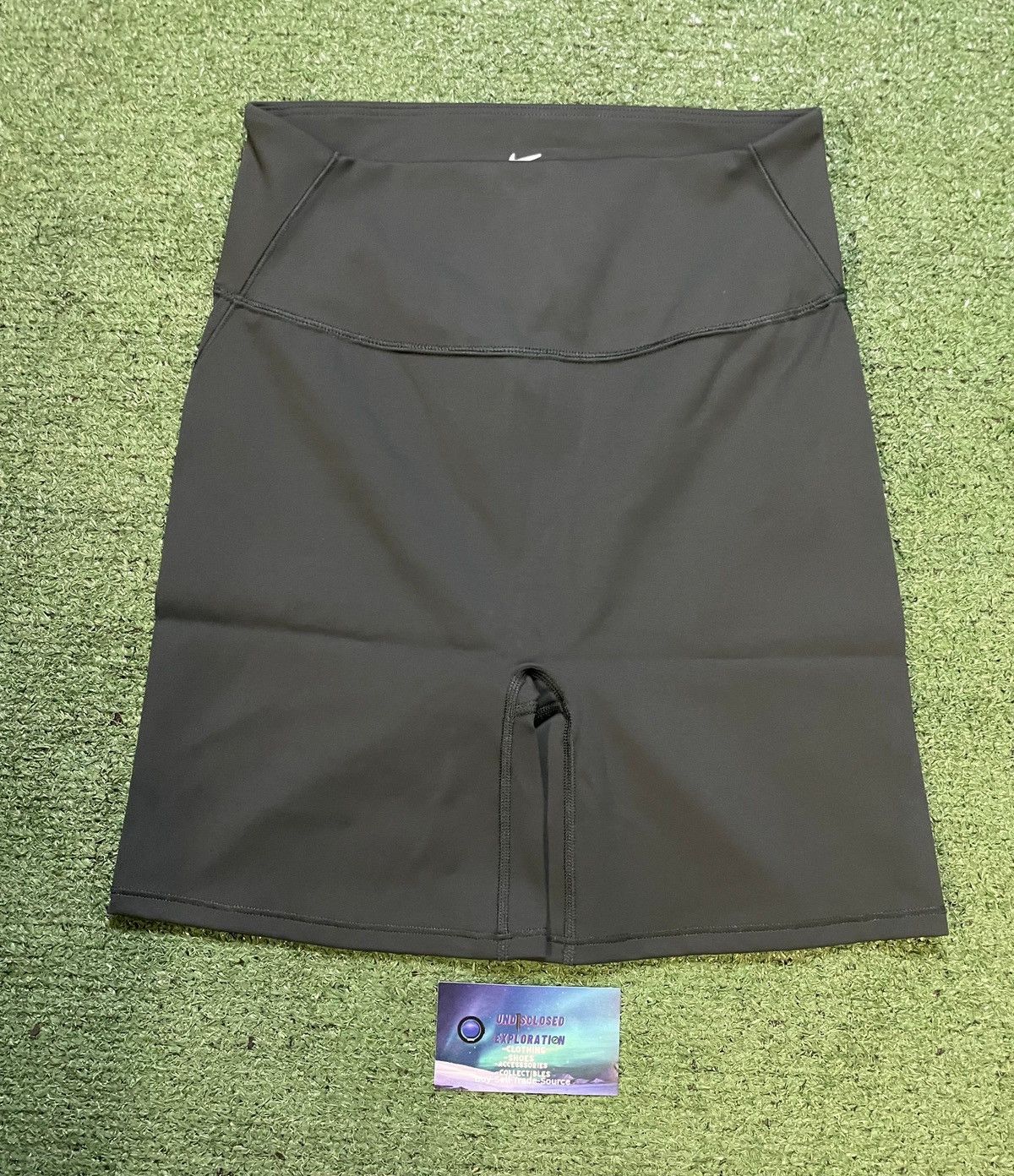 SKIMS Nike X Skims dark teal biker shorts Size 22" - 1 Thumbnail