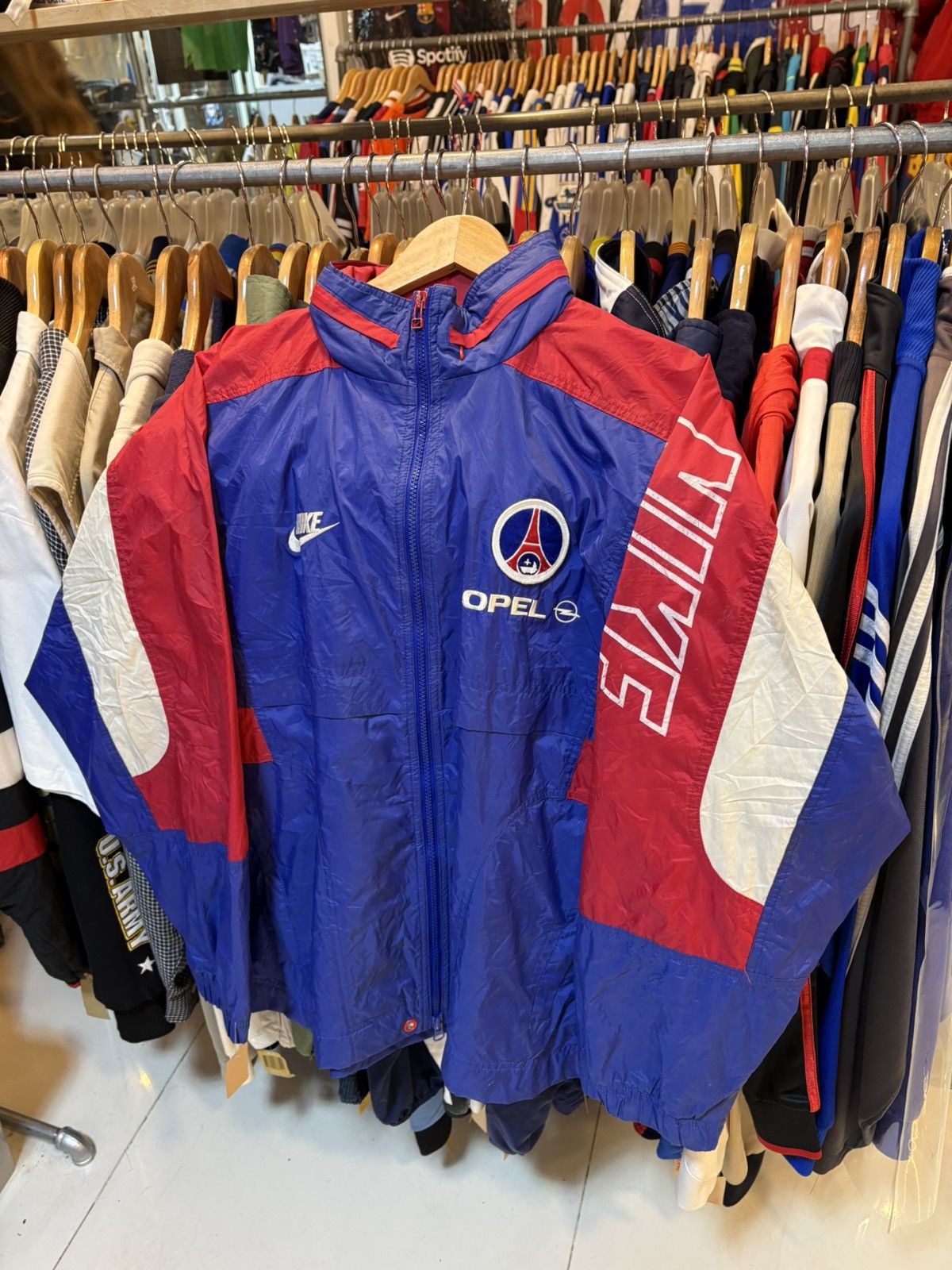 Nike Vintage 1995-1996 PSG Track Jacket Size US M / EU 48-50 / 2 - 1 Thumbnail