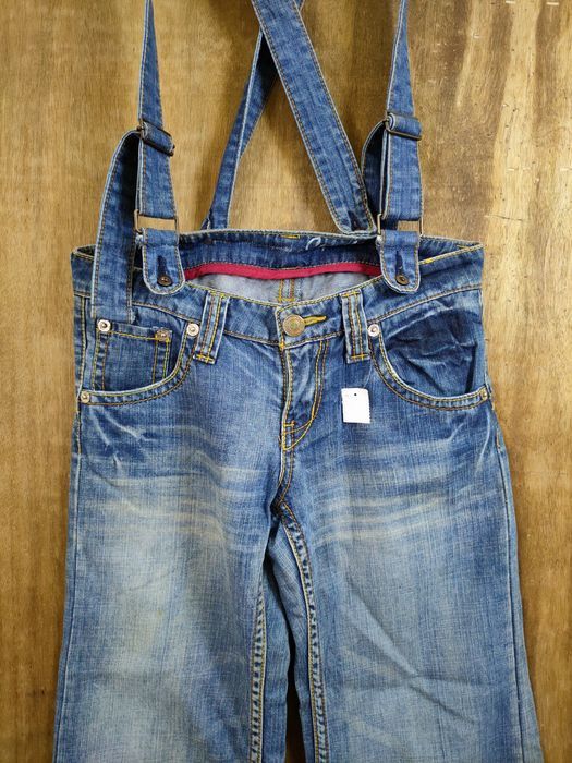 Japanese Brand Japan denim vintage overall streetwear pants #1082DLL Size 28" / US 6 / IT 42 - 7 Thumbnail