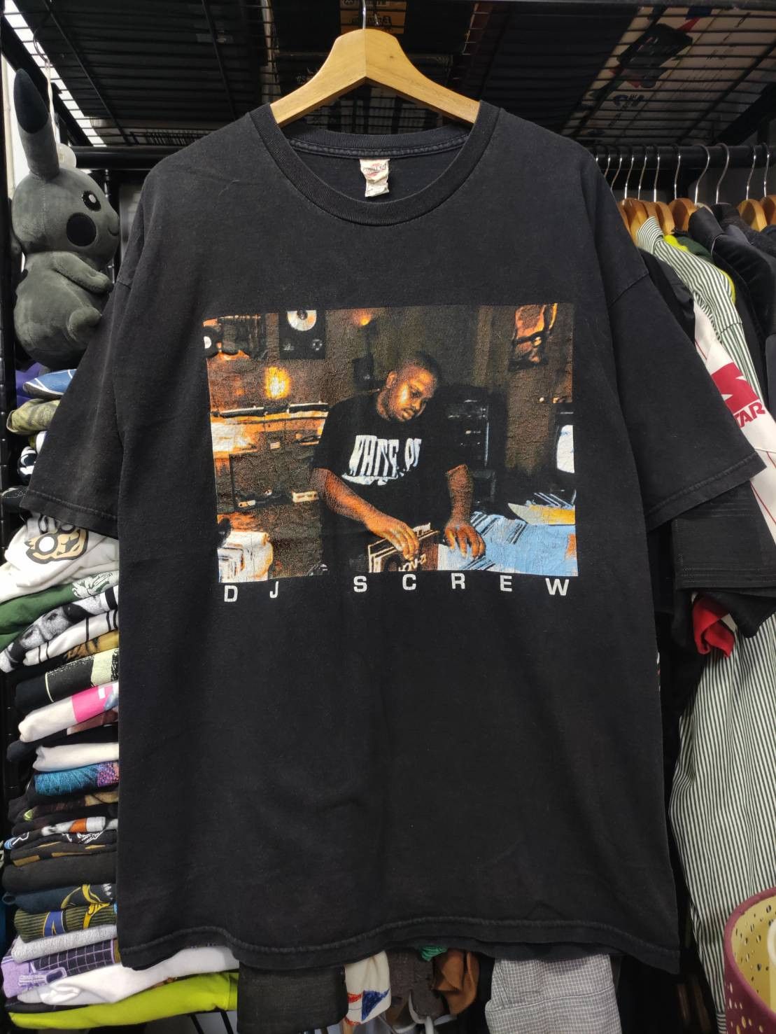 Rap Tees Rare! Vtg DJ Screw Texas Hip Hop Dedicated by Travis Scott Size US XXL / EU 58 / 5 - 2 Thumbnail