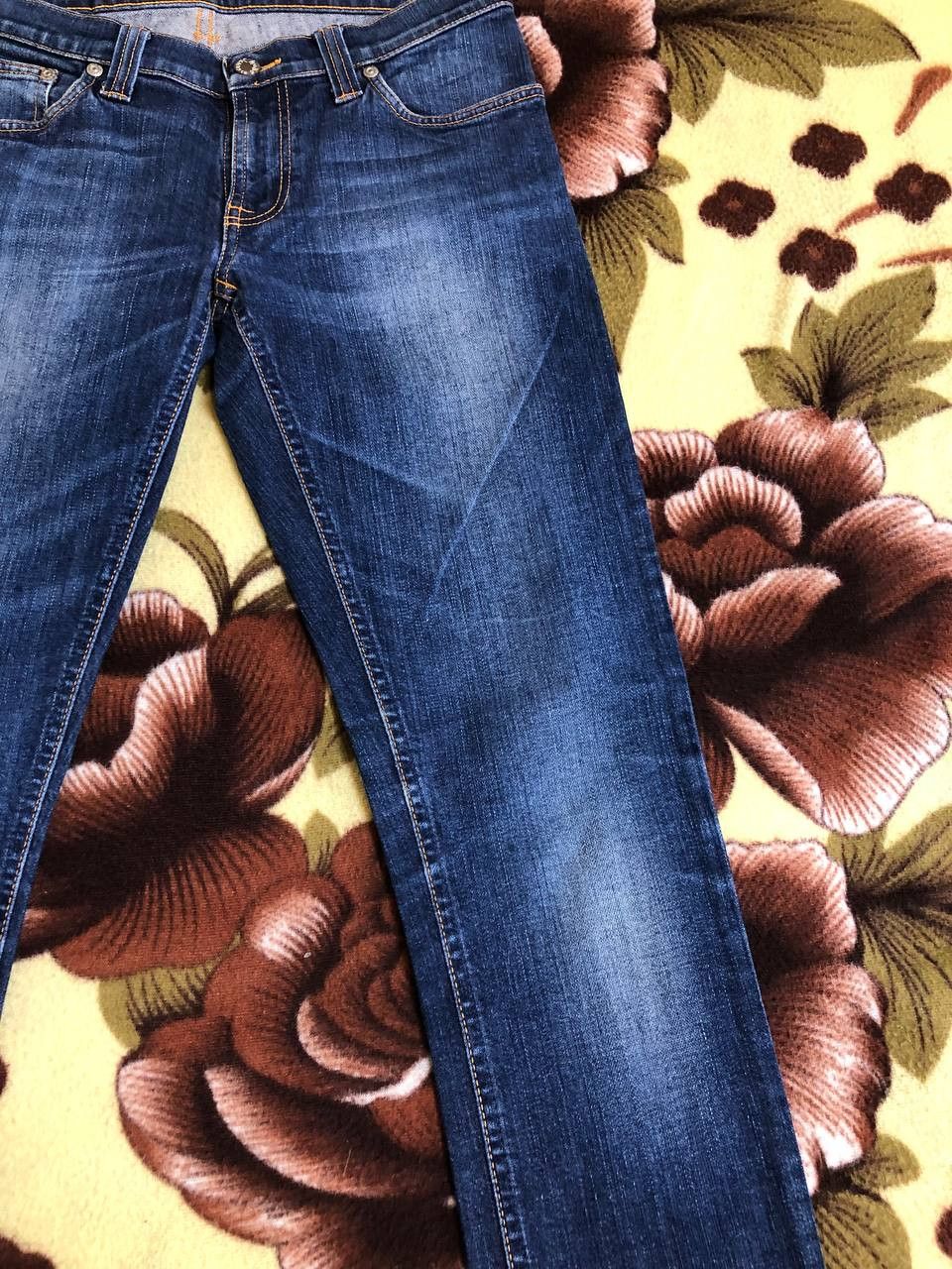 Nudie Jeans Nudie Jeans Co Grim Tim Men's Slim Fit Blue Denim Jeans Size US 28 / EU 44 - 15 Thumbnail