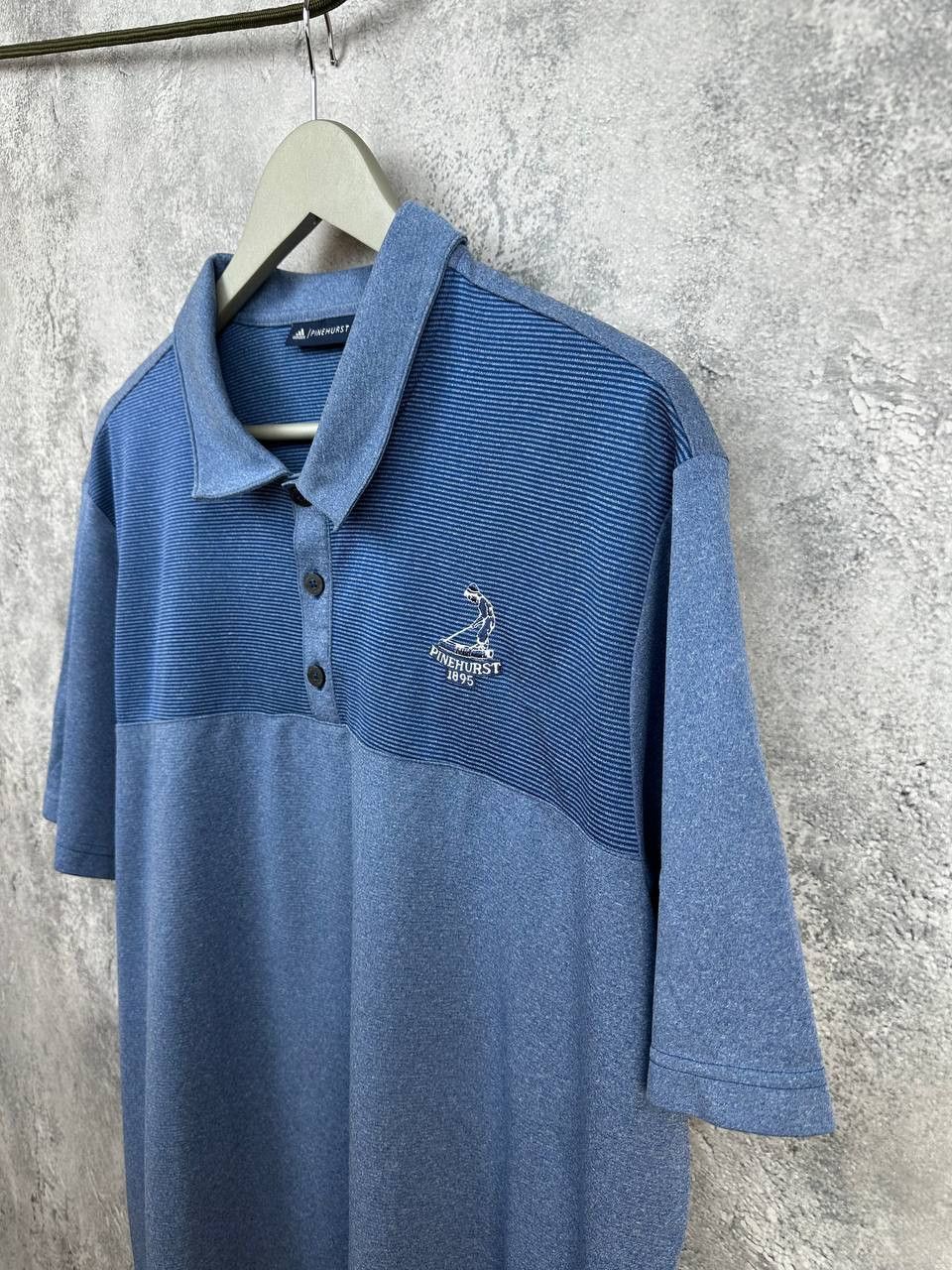 Adidas Adidas Pinehurst 1895 Golf Polo Shirt Striped Performance Size US XL / EU 56 / 4 - 5 Thumbnail