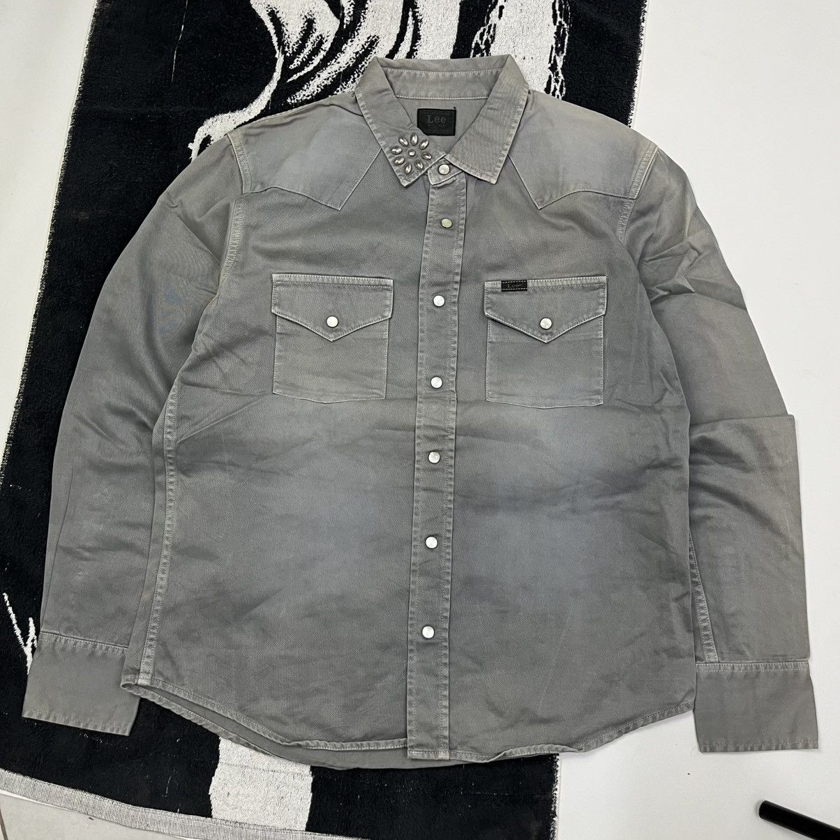 Tornado Mart Crazy Vintage💥Lee Union Made nano universe button long shirt Size US M / EU 48-50 / 2 - 1 Thumbnail