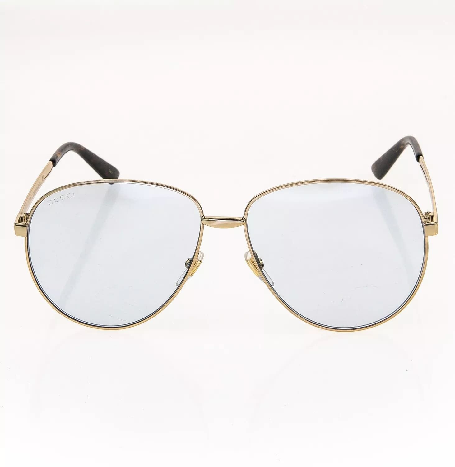Gucci GUCCI WEB 0138 Gold Blue Aviator Sunglasses GG0138S 2280 004 Size ONE SIZE - 5 Thumbnail