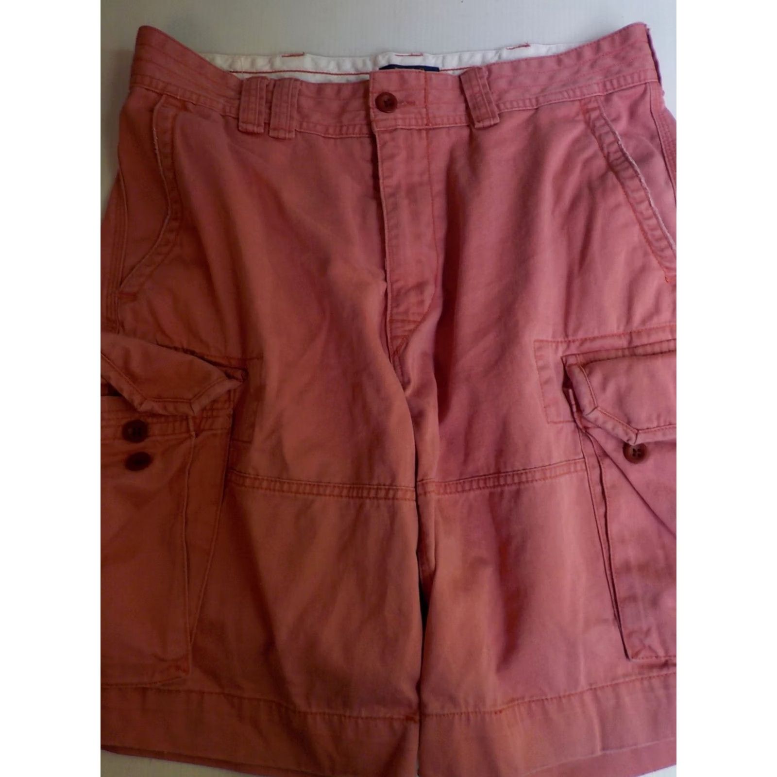 Polo Ralph Lauren Polo Ralph Lauren Classic Chino Cargo Shorts Pink Cotton SZ 34 Mens Cargo Shorts Pink Cotton Classic Chino Cargo Pockets 34 Regular Size US S / EU 44-46 / 1 - 4 Thumbnail