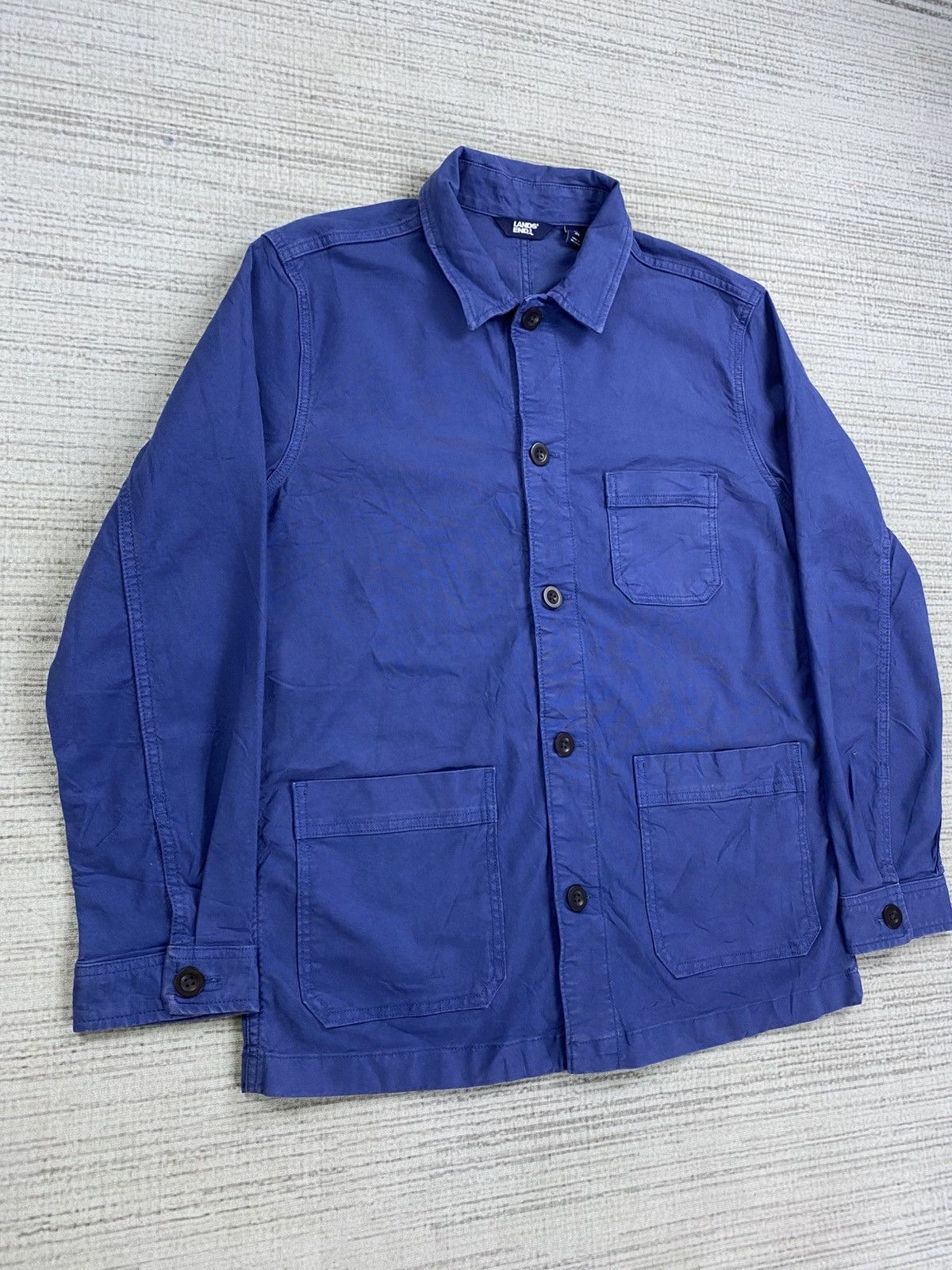Lands' End Vintage Land’s End Workwear Buttoned Chore Jacket Size US M / EU 48-50 / 2 - 3 Thumbnail