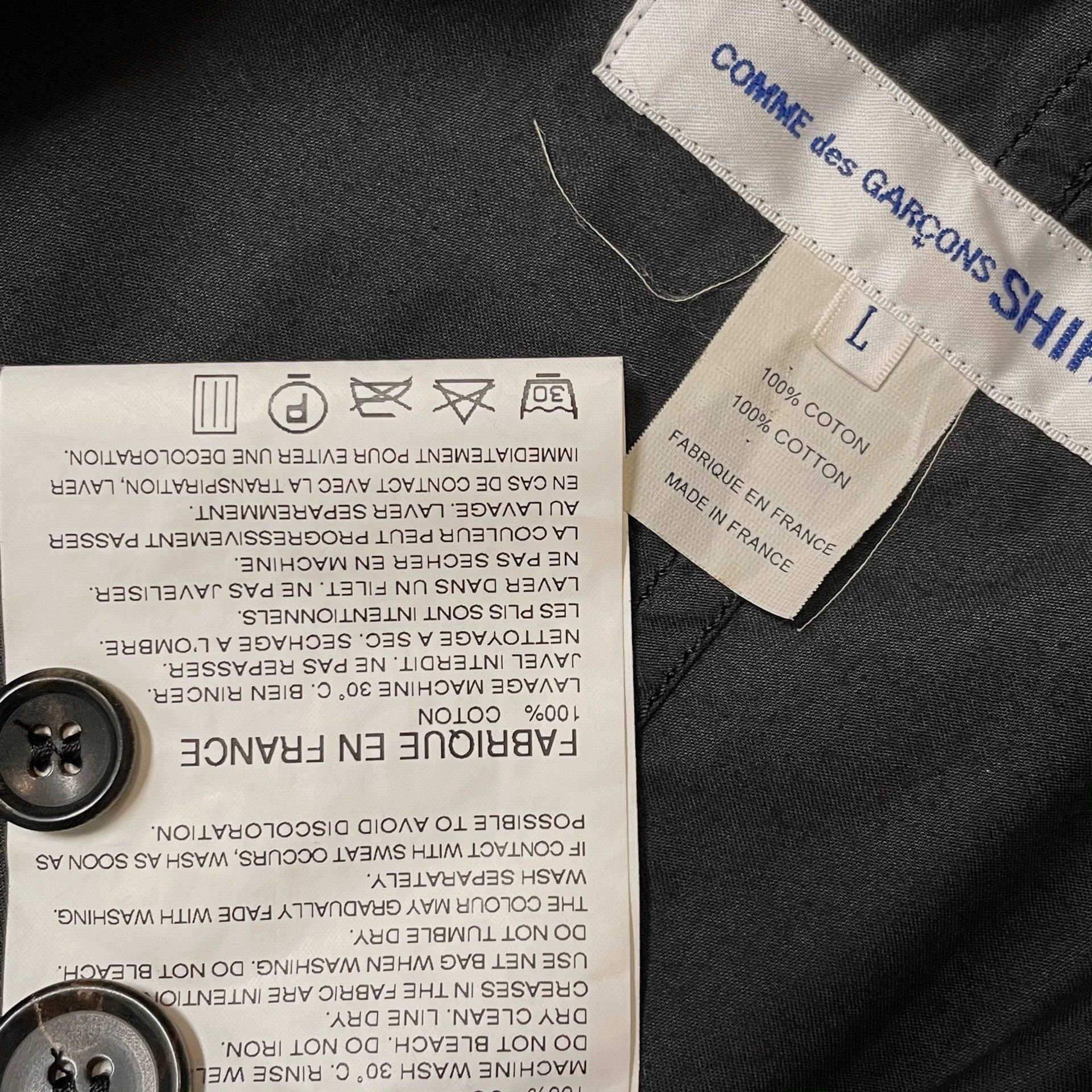Comme des Garcons Comme Des Garcons French Shirt Line Yin-Yang Suit Size L Size US L / EU 52-54 / 3 - 6 Thumbnail