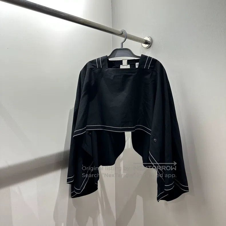 Hermes Hermes Logo Snap Cloak Cotton Size XS / US 0-2 / IT 36-38 - 1 Thumbnail