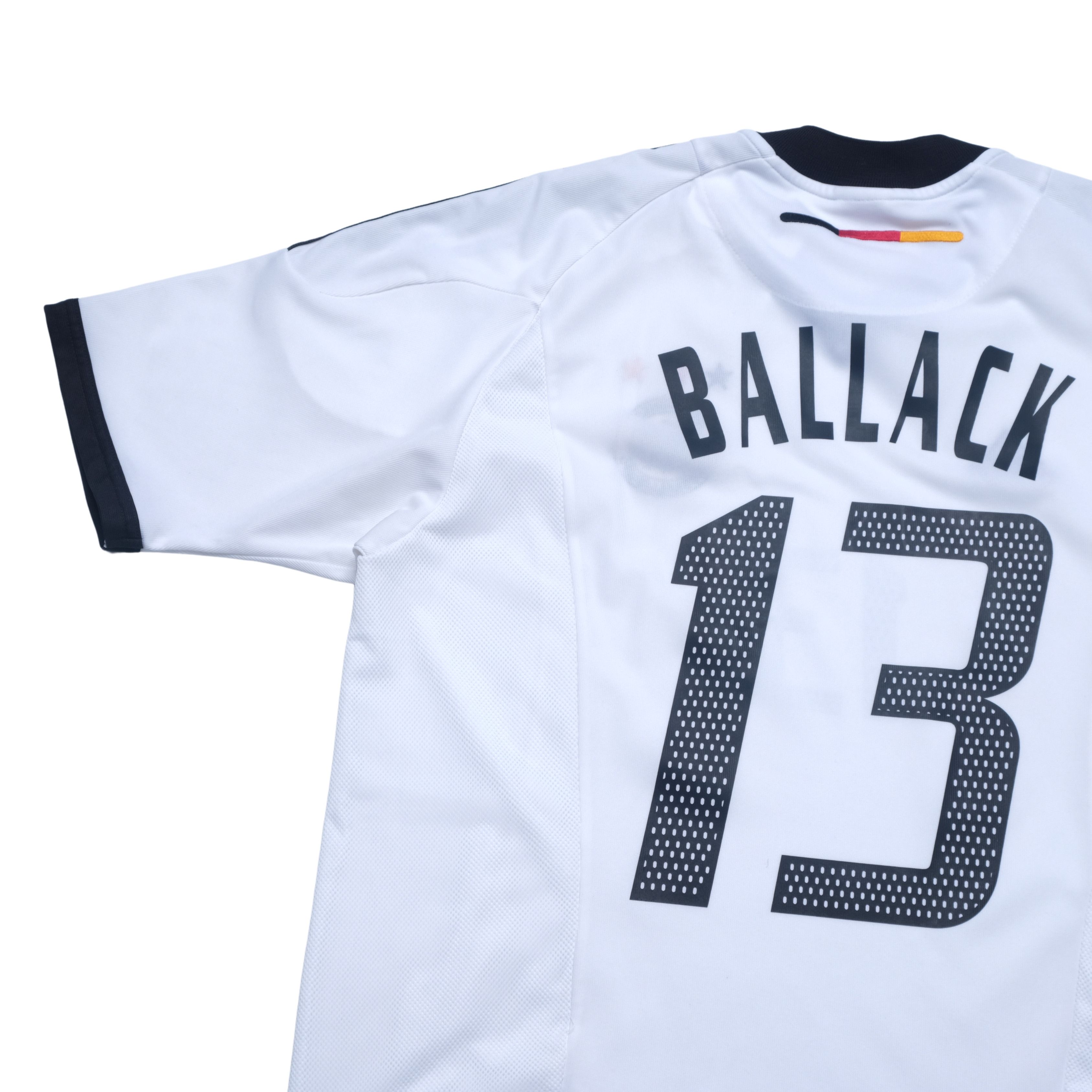 Adidas 2002/03 Germany Home Shirt Adidas Ballack (L) Size US L / EU 52-54 / 3 - 4 Thumbnail