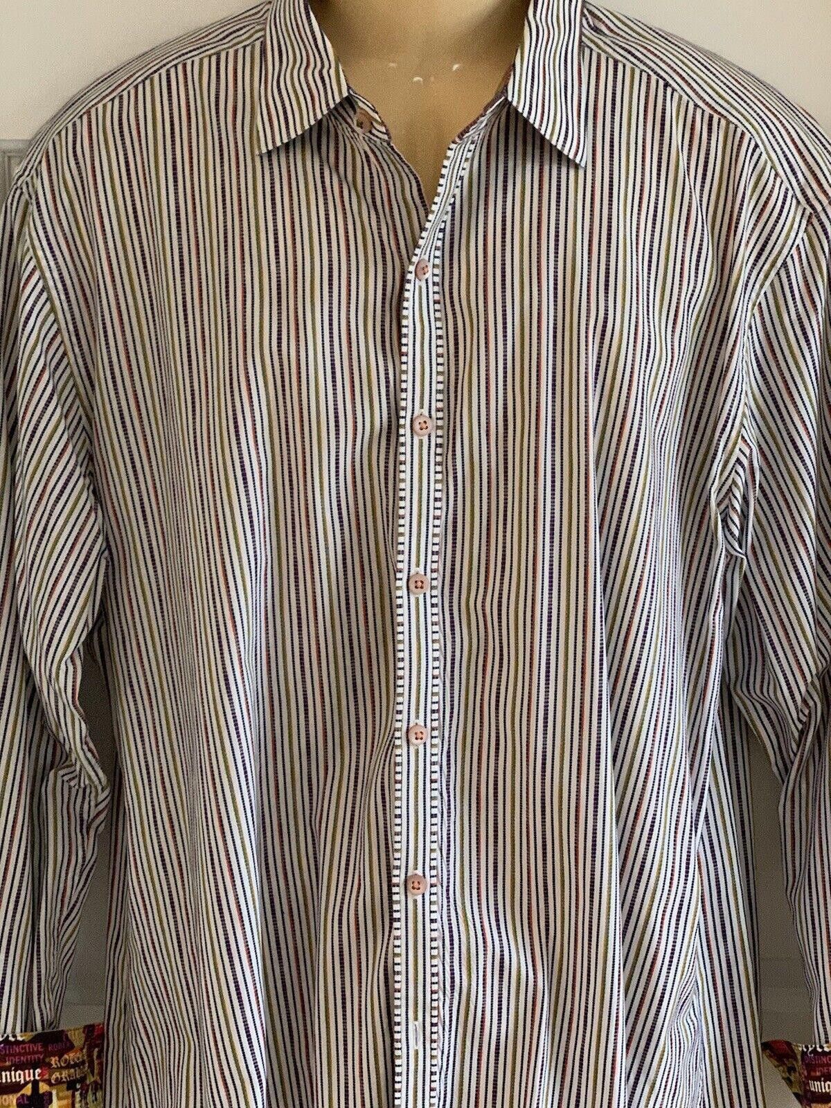 Robert Graham Robert Graham Sz L Shirt Long Sleeve Knowledge Wisdom Truth Size US XL / EU 56 / 4 - 2 Thumbnail