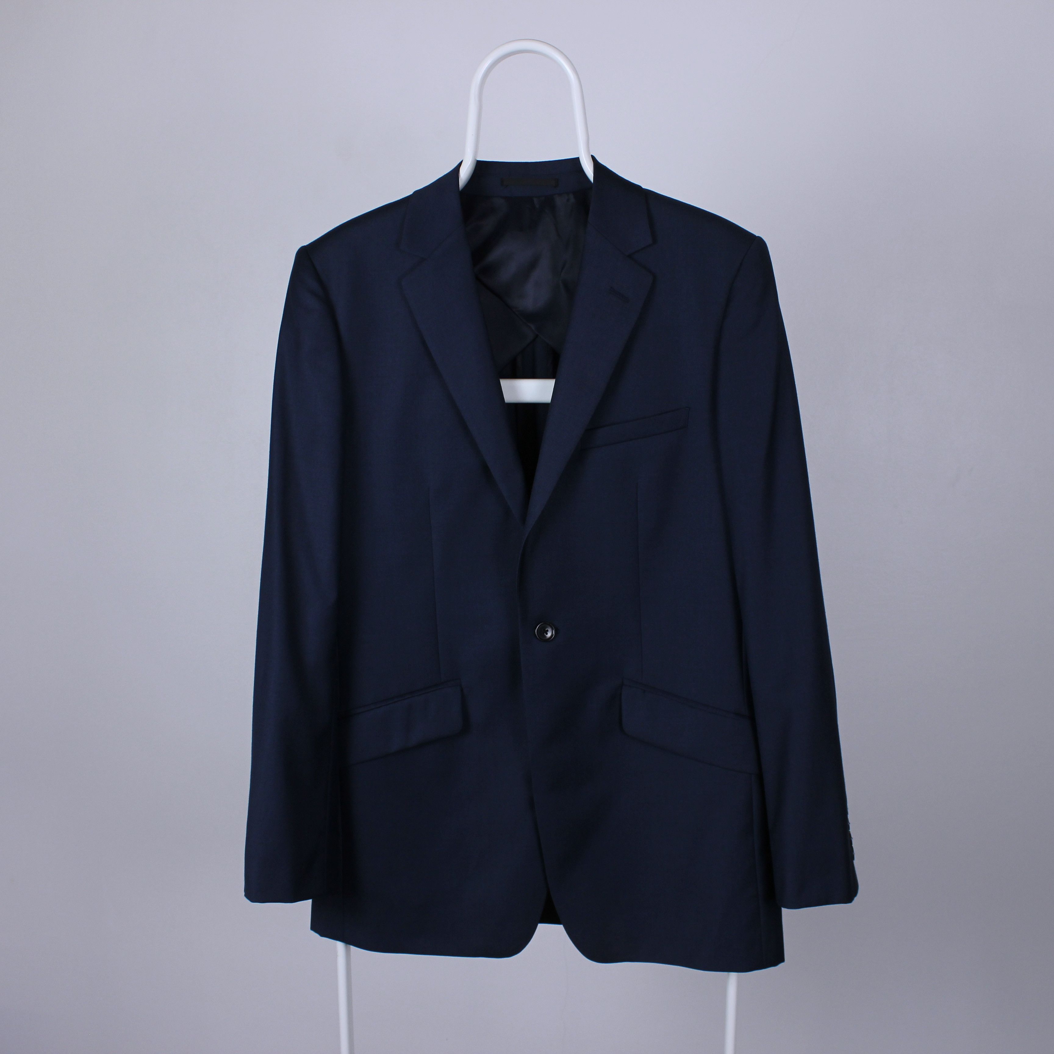 Reiss Reiss blazer men wool 38 inch 32 waist gray blue Size 38R - 4 Thumbnail