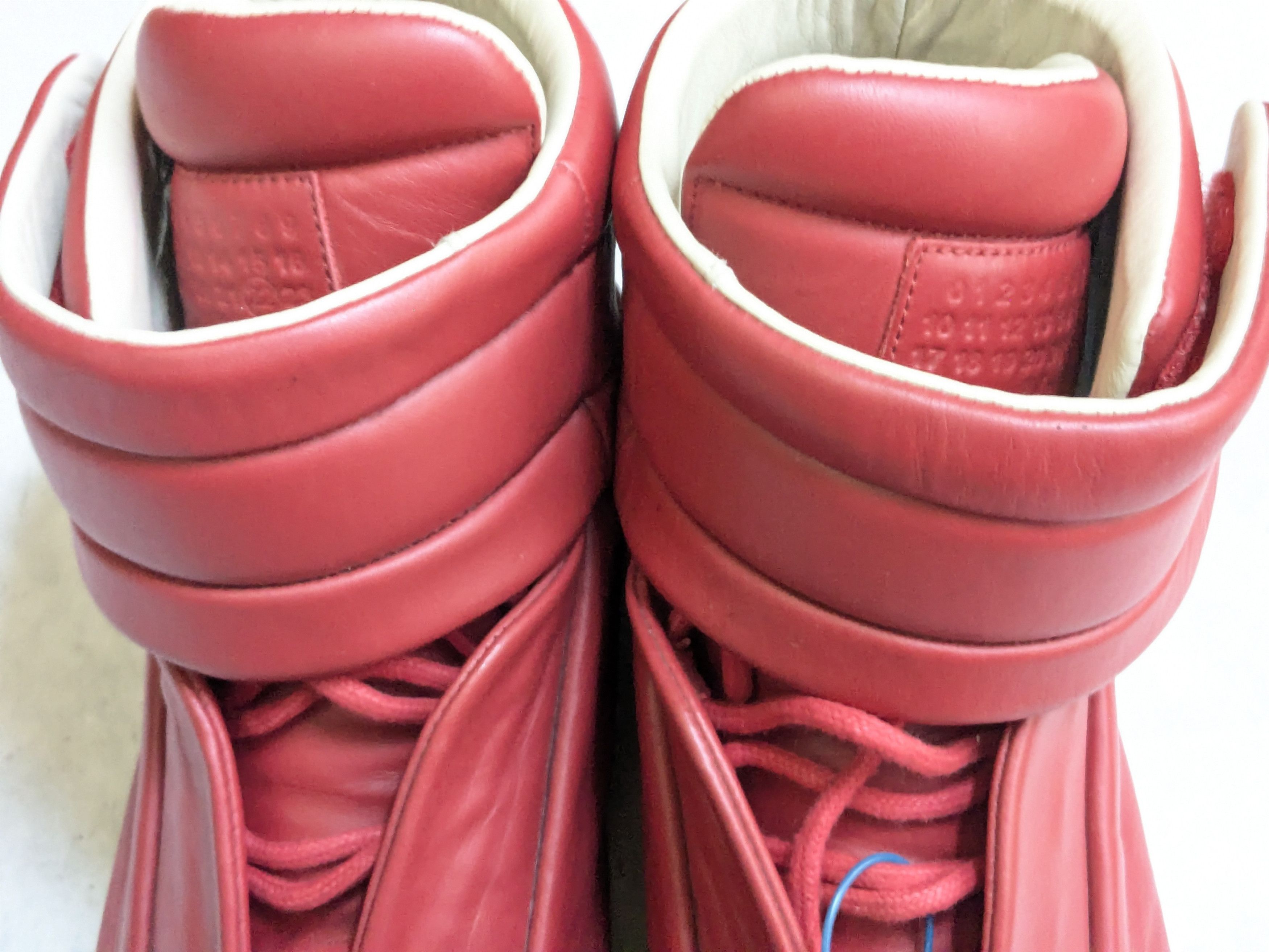 Maison Margiela Maison Margiela Future Sneakers Red 12 45 High Tops Leather Size US 12 / EU 45 - 5 Thumbnail