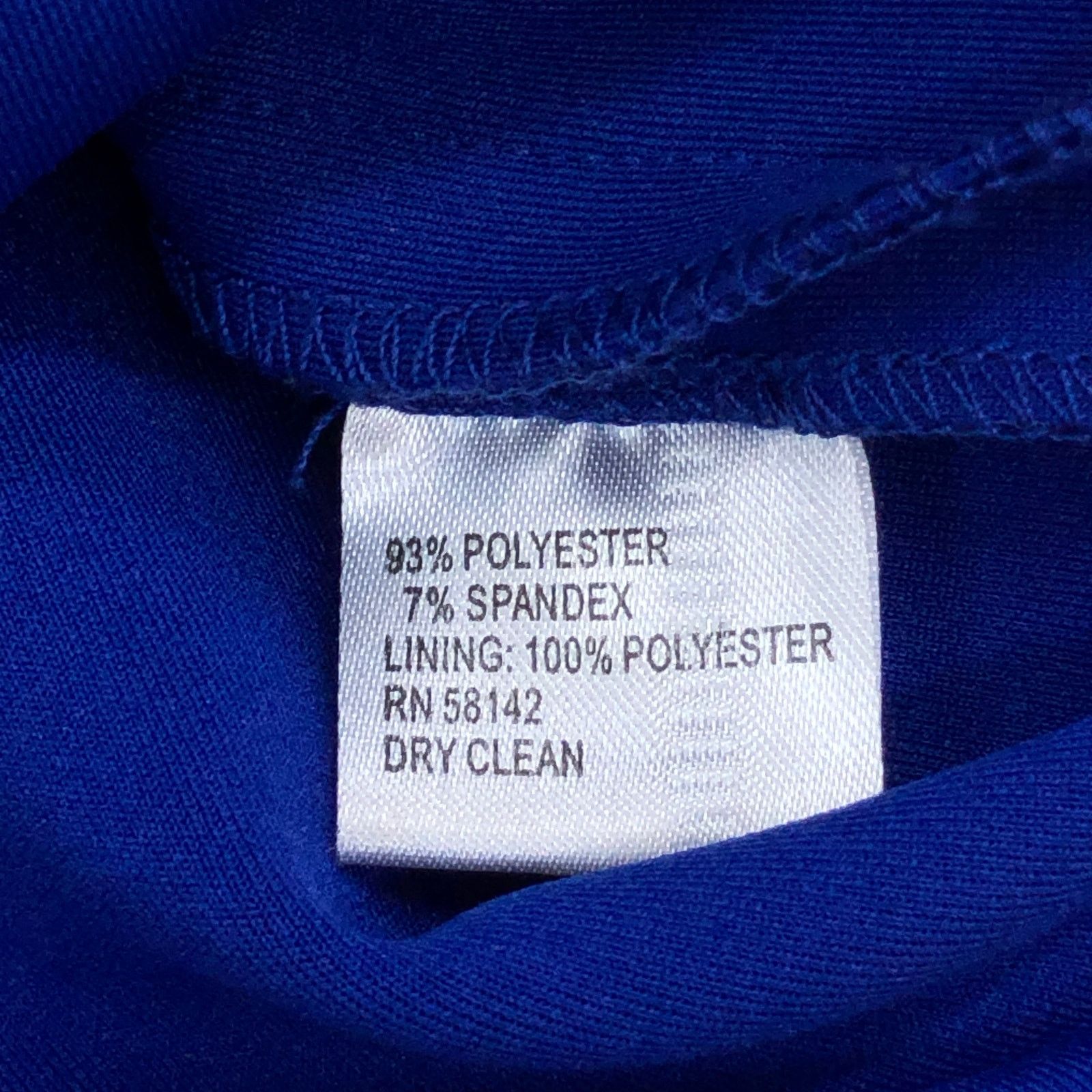 MAGGY LONDON Maggy London Size 2P Dress Open Back Scoop Neck Royal Blue Size XS / US 0-2 / IT 36-38 - 14 Thumbnail