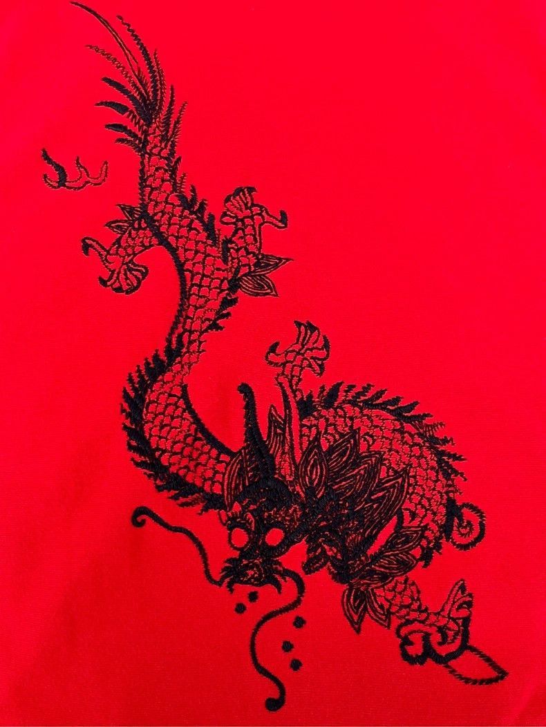 Gucci Gucci Red Embroidered Dragon XXV Hoodie-2506 Size US S / EU 44-46 / 1 - 5 Thumbnail