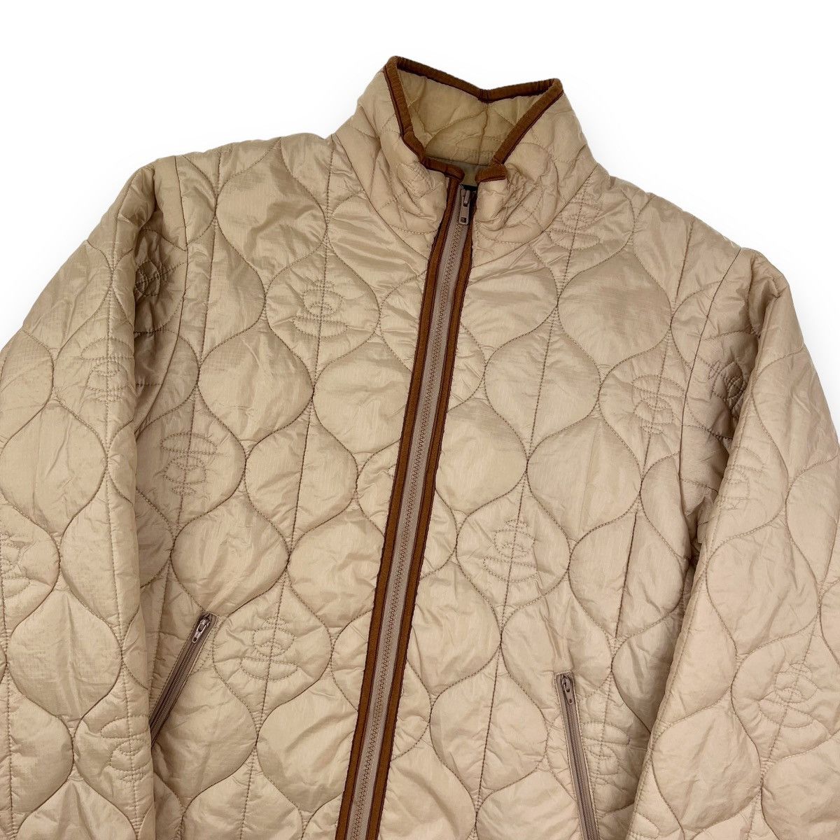 Bape Bape Ape Head Quilted Beige Jacket Size US M / EU 48-50 / 2 - 1 Thumbnail