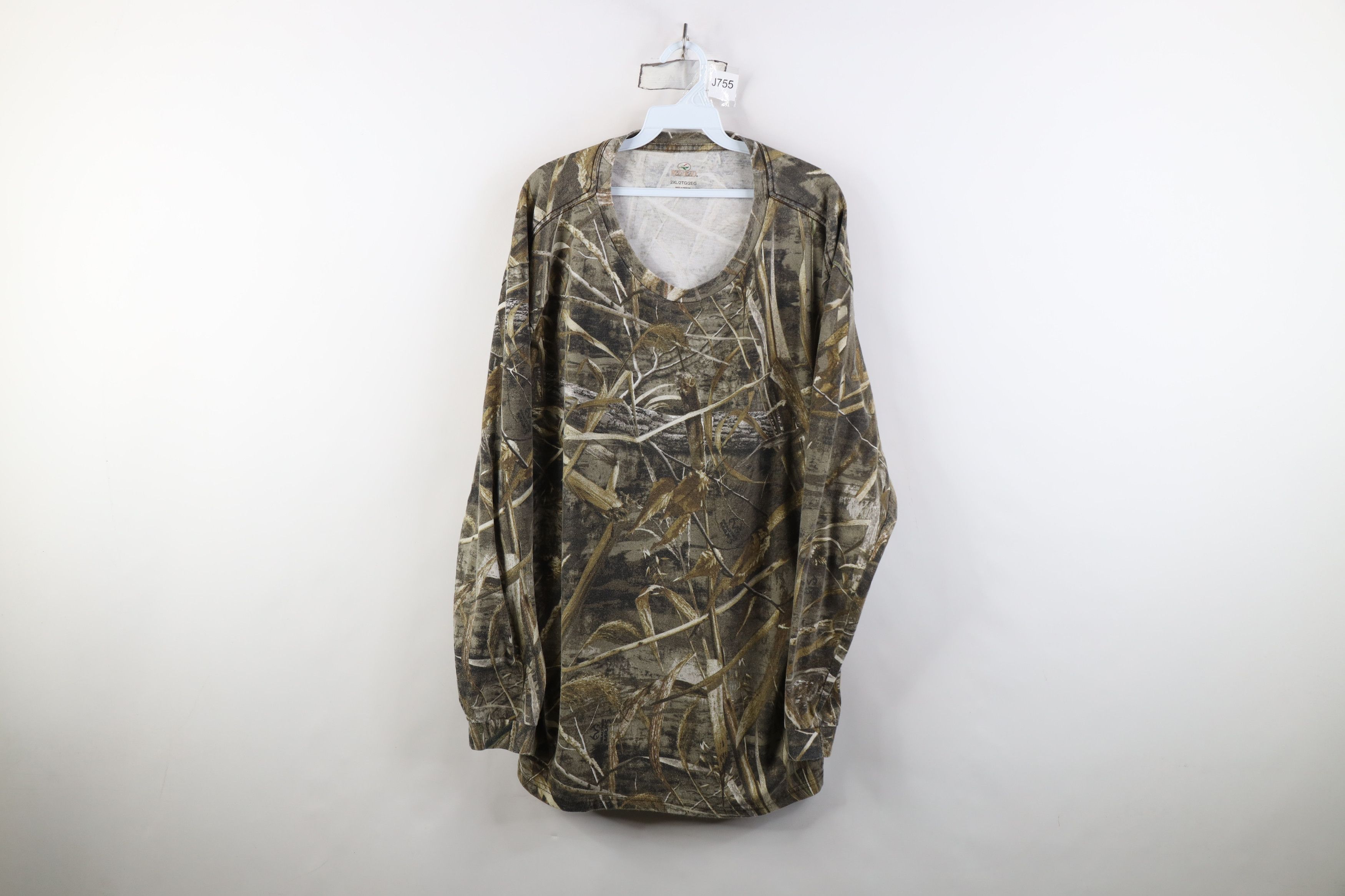 Vintage Vintage Y2K Streetwear Faded Camouflage Long Sleeve T-Shirt Size US XXL / EU 58 / 5 - 1 Thumbnail