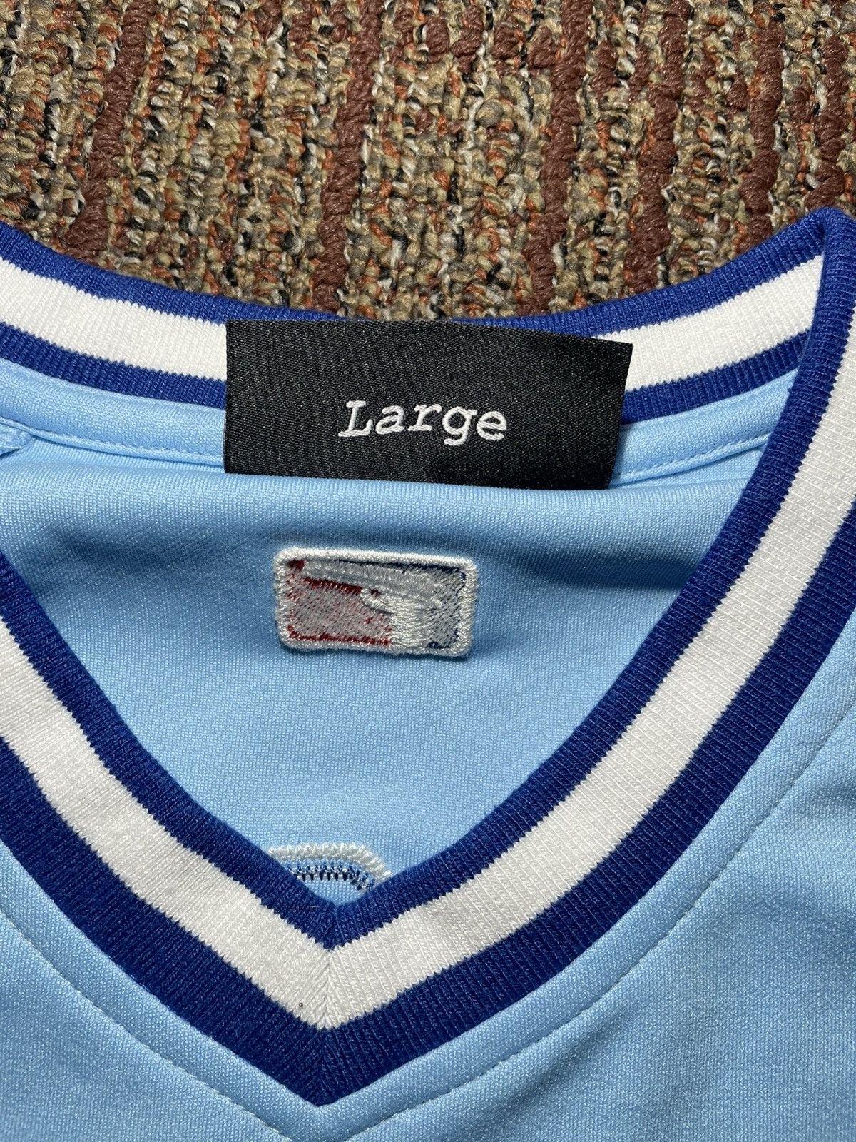 Fuck The Population FTP Script Pullover Baseball Jersey (Large) Size US L / EU 52-54 / 3 - 6 Thumbnail