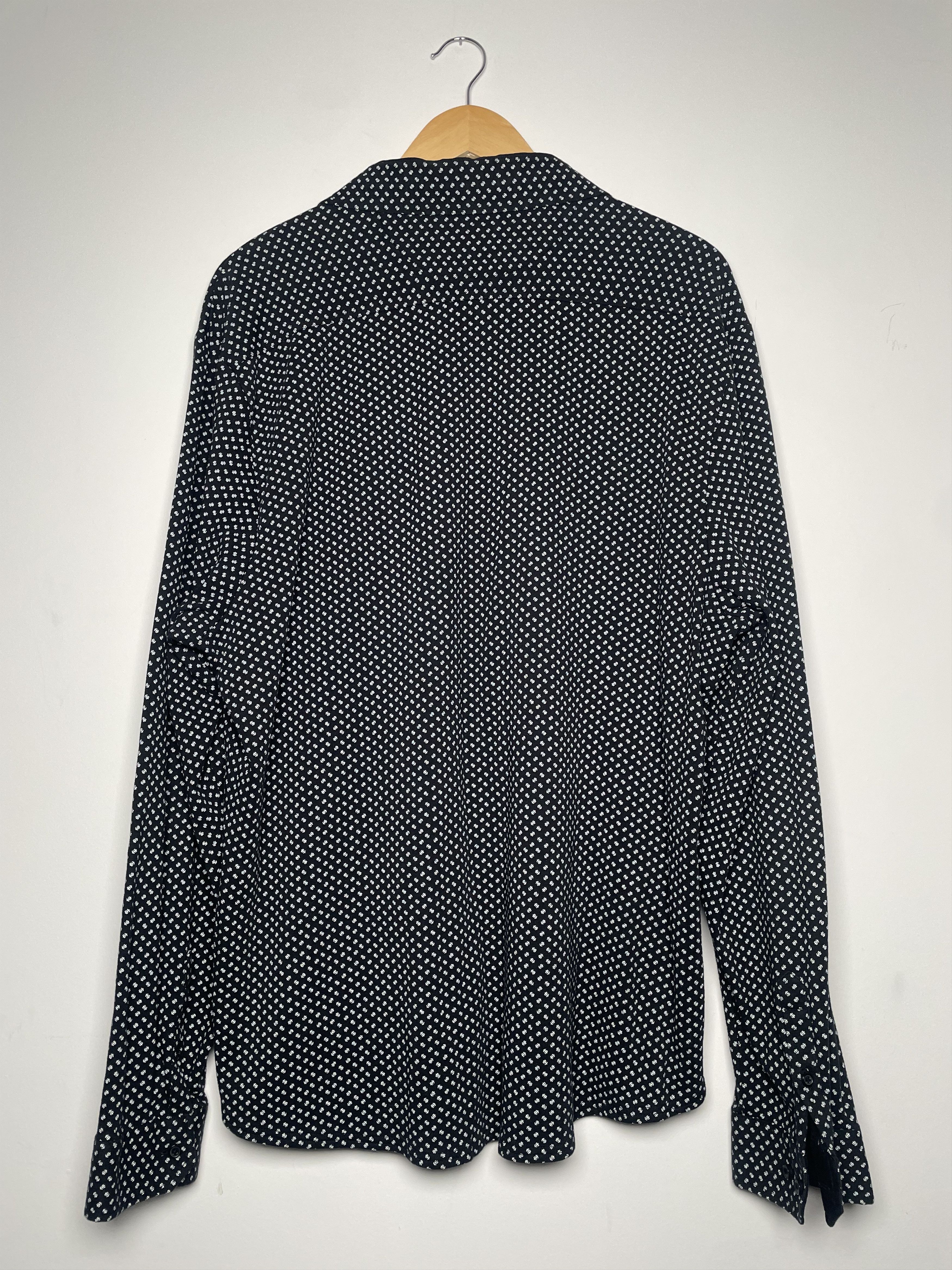 English Laundry 🇬🇧 English Laundry Black Micro Floral Shirt XL Size US XL / EU 56 / 4 - 2 Thumbnail