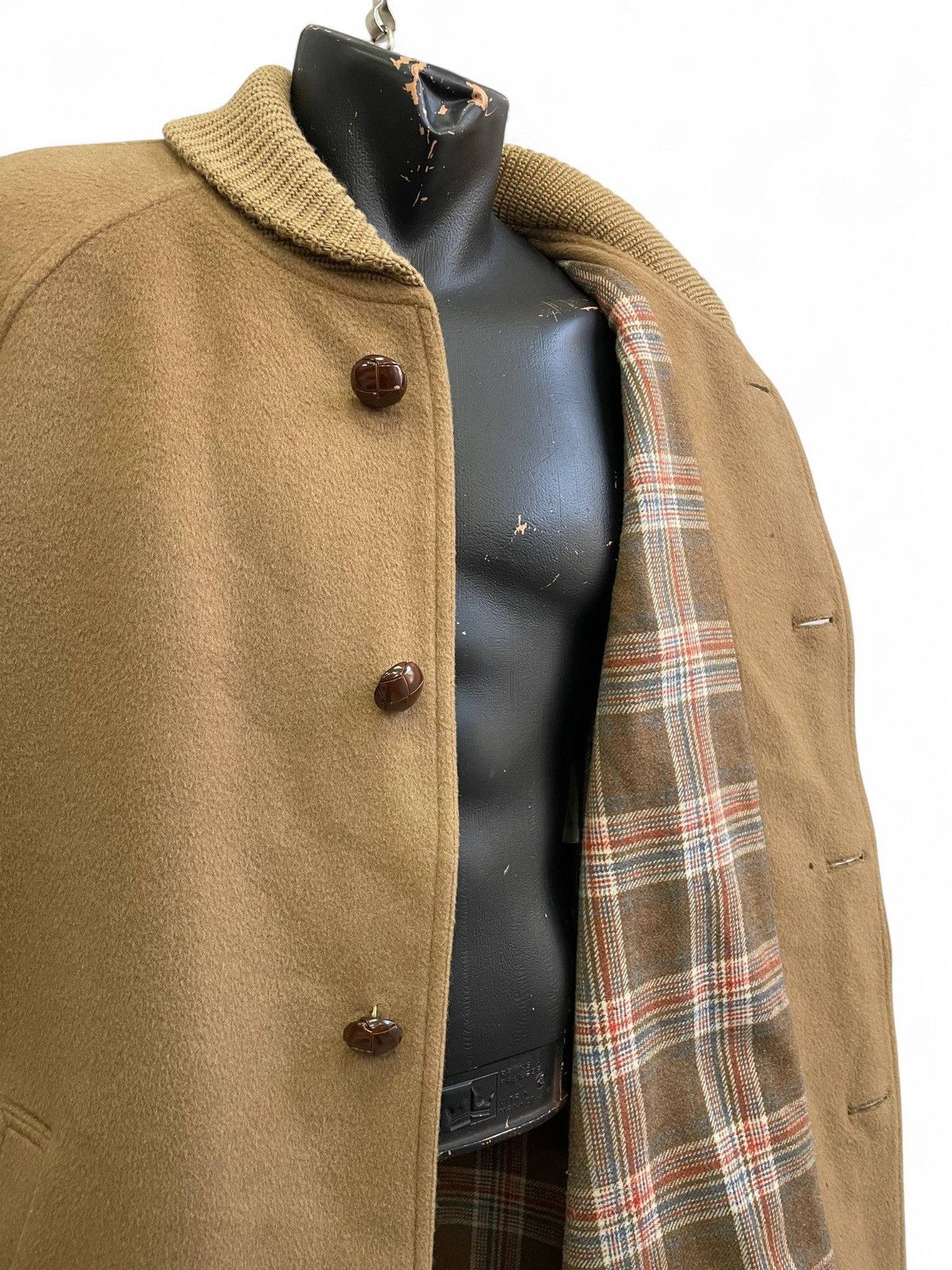 McGregor McGregor beige wool coat vintage mid-length button style Size US L / EU 52-54 / 3 - 9 Thumbnail