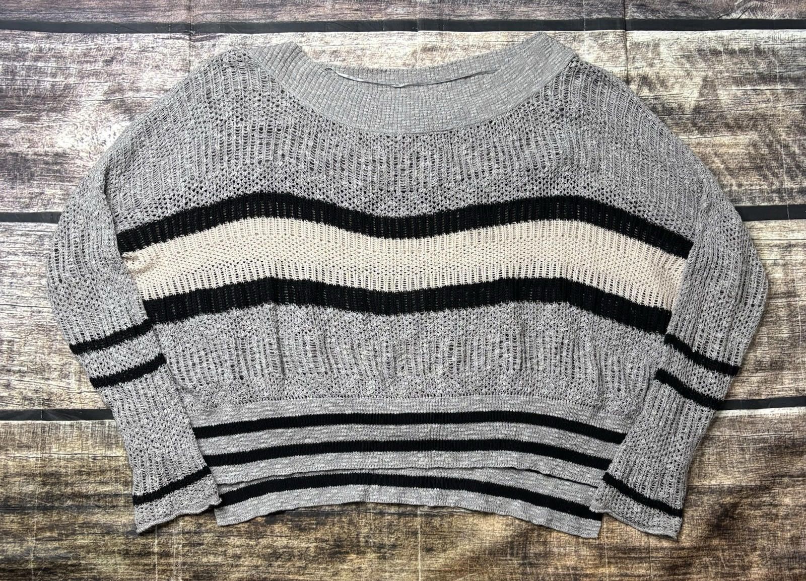 Free People Free People Sweater Womens Small Petite Oversized Linen Wool Size S / US 4 / IT 40 - 1 Thumbnail